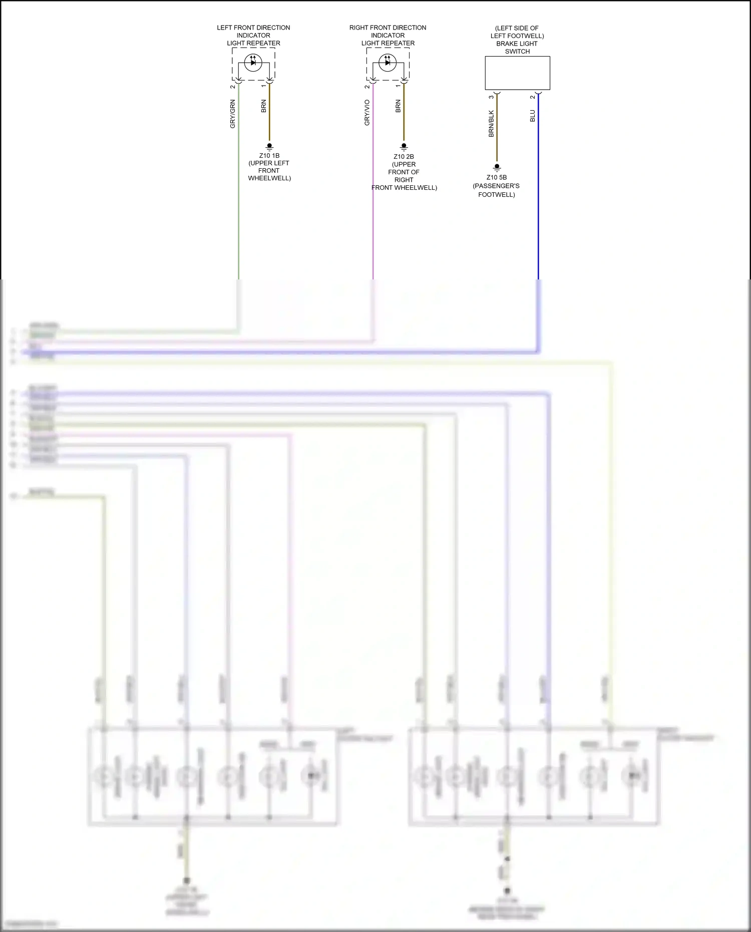 MINI Cooper III (2013-2018) gry/grn wiring diagram  (48 of 50)