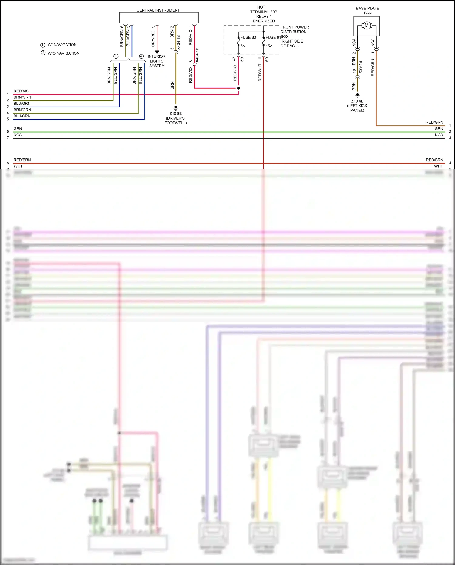 MINI Cooper III (2013-2018) gry/red wiring diagram  (54 of 99)