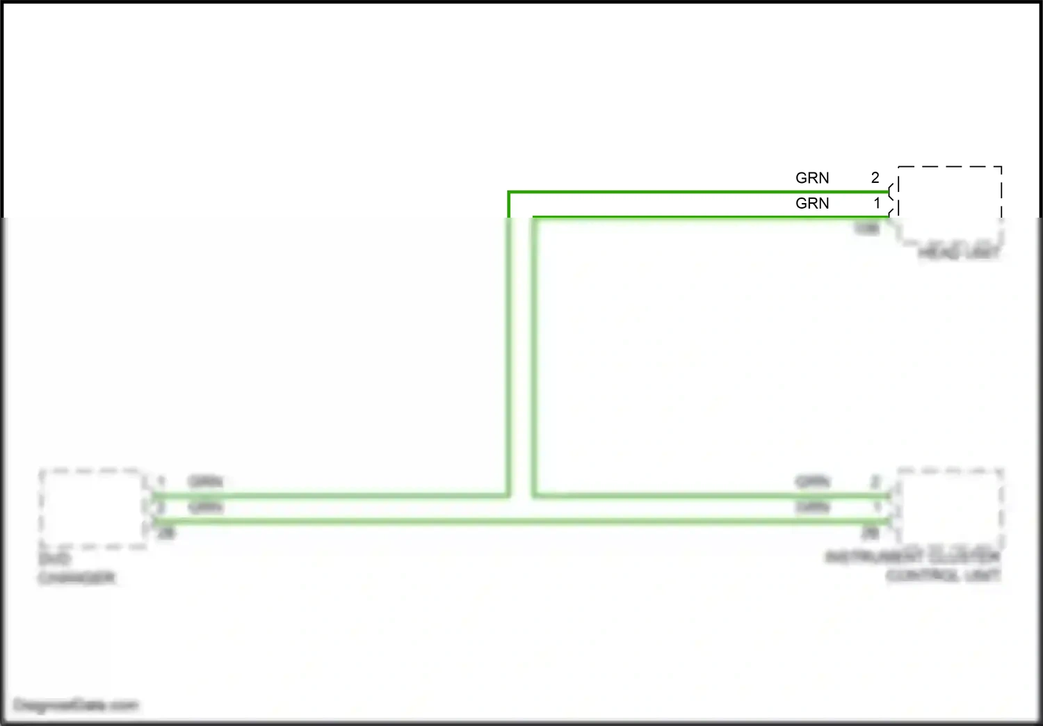 MINI Cooper III (2013-2018) instrument cluster control unit wiring diagram  (3 of 6)