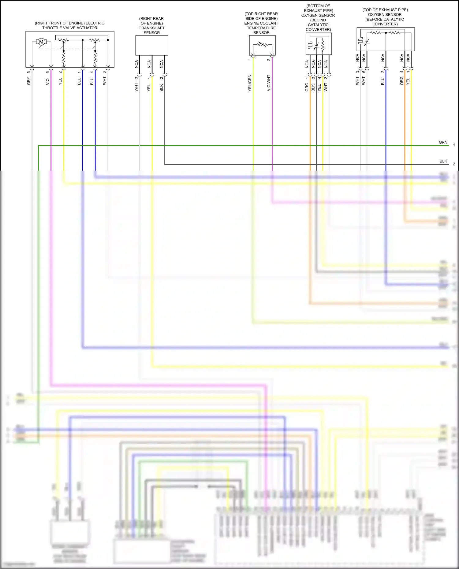 MINI Cooper III (2013-2018) intake camshaft sensor wiring diagram  (2 of 8)
