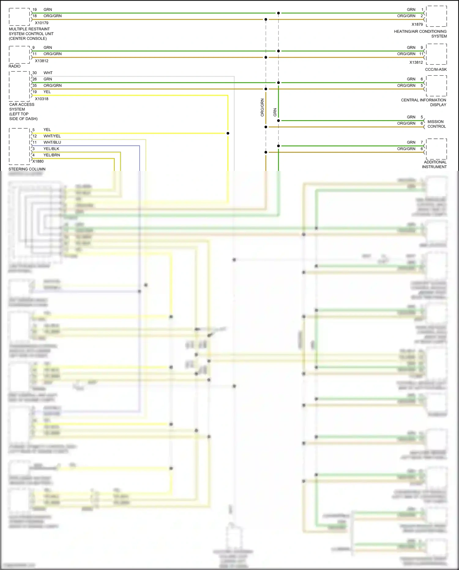 MINI Cooper III (2013-2018) mini joystick wiring diagram  (1 of 21)