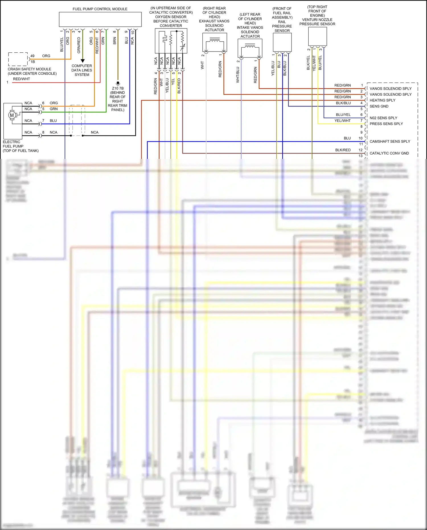 MINI Cooper III (2013-2018) oxygen sens sig wiring diagram  (1 of 5)