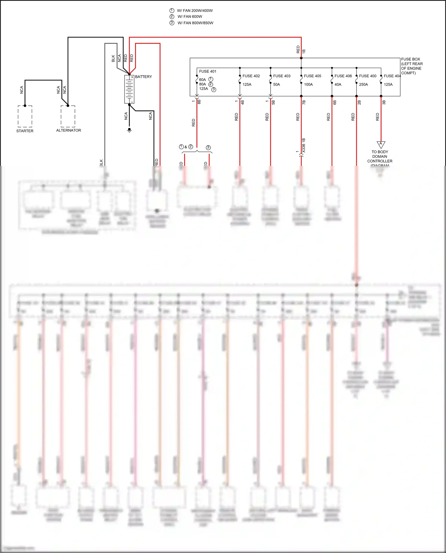 MINI Cooper III (2013-2018) red wiring diagram  (76 of 184)