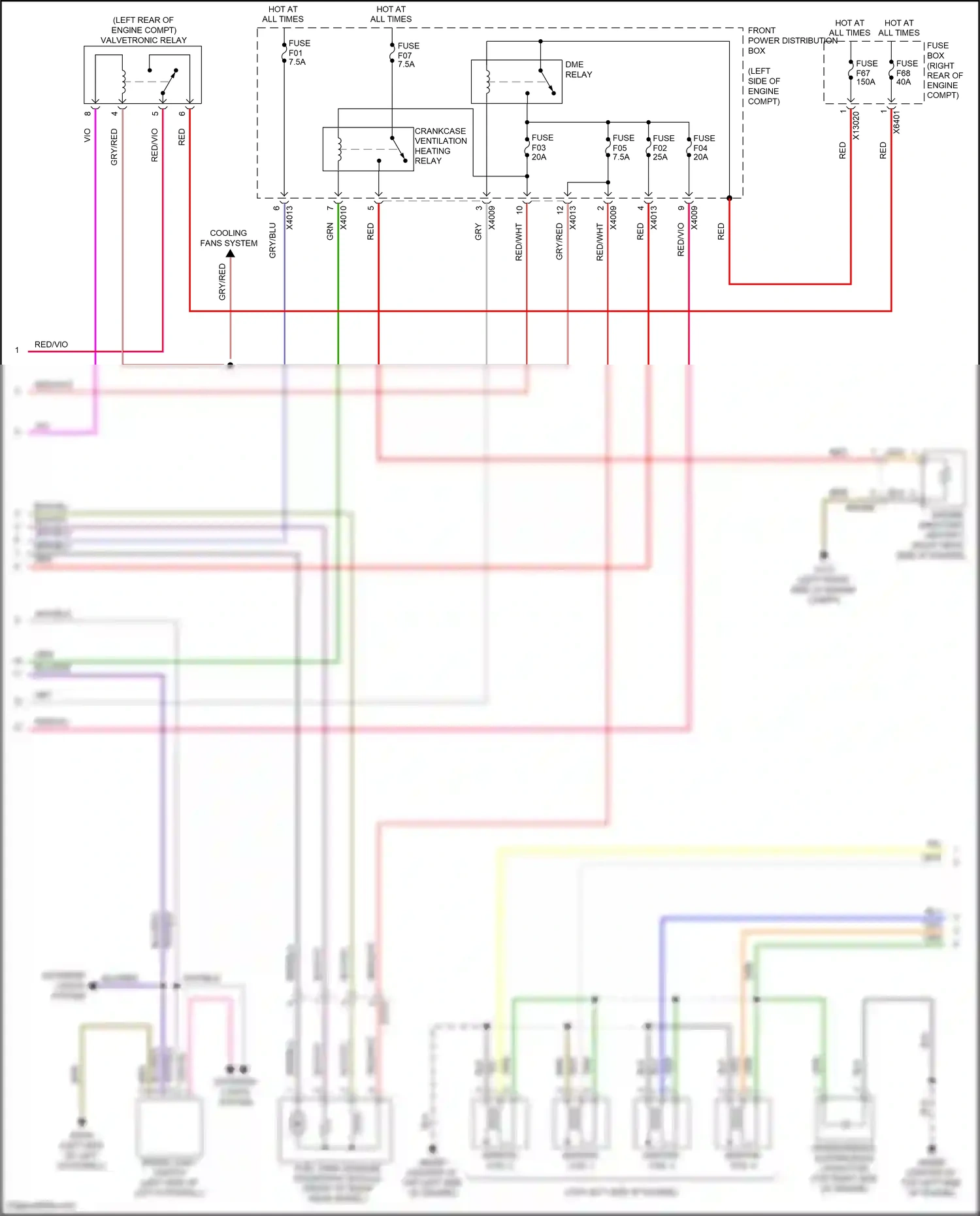 MINI Cooper III (2013-2018) red wiring diagram  (171 of 184)