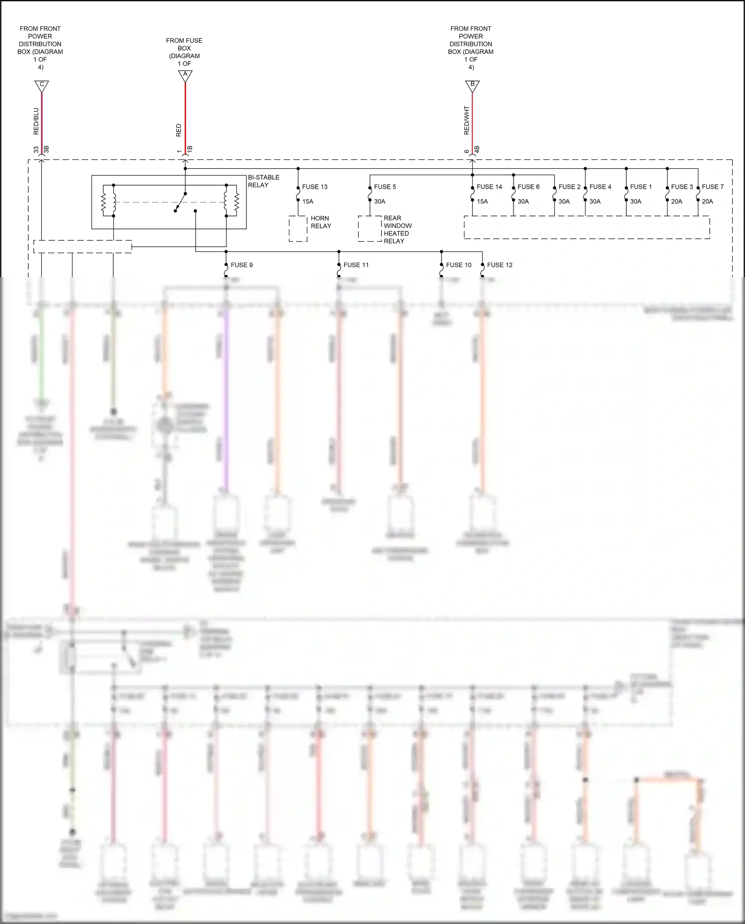 MINI Cooper III (2013-2018) red/blk wiring diagram  (28 of 55)