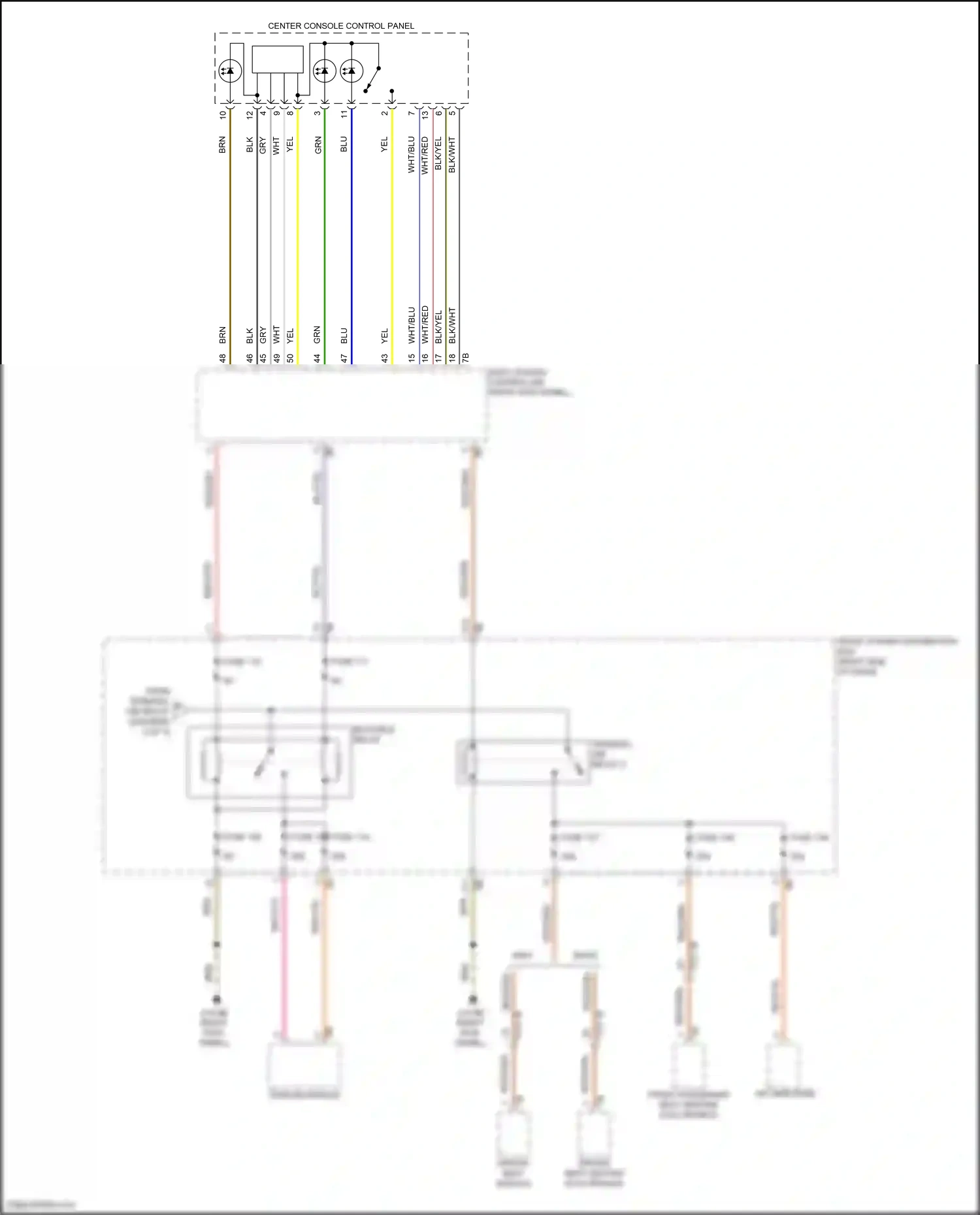 MINI Cooper III (2013-2018) (right kick panel) wiring diagram  (75 of 163)