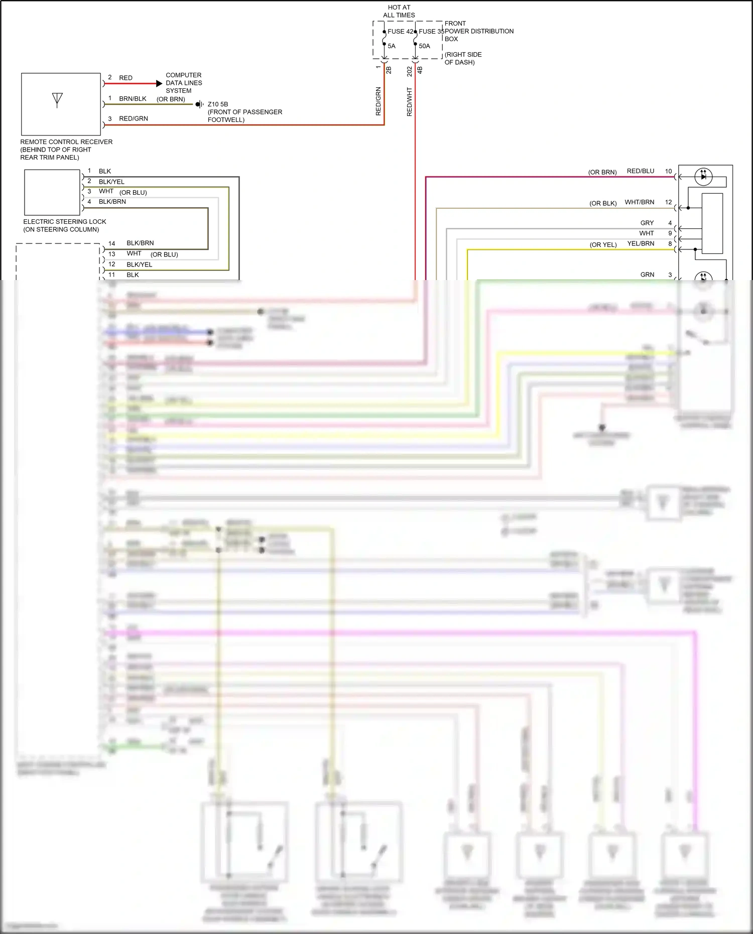 Wiring diagram computer data lines system for MINI John Cooper Works Clubman II facelift (2019-2024) (41 of 76)