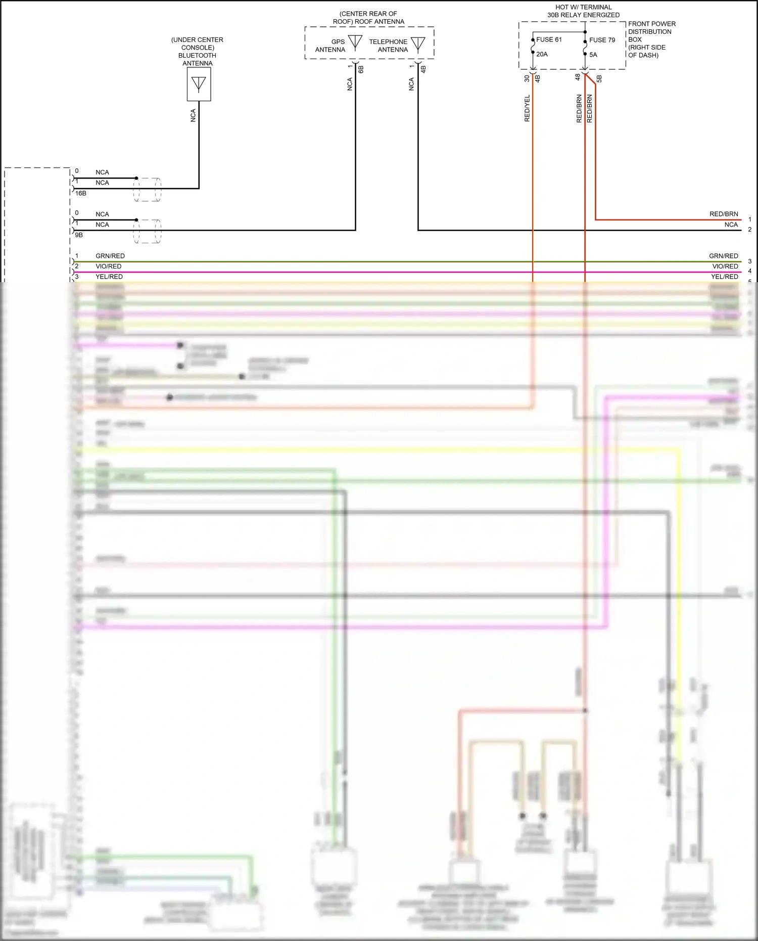 Wiring diagram computer data lines system for MINI John Cooper Works Clubman II facelift (2019-2024) (8 of 76)