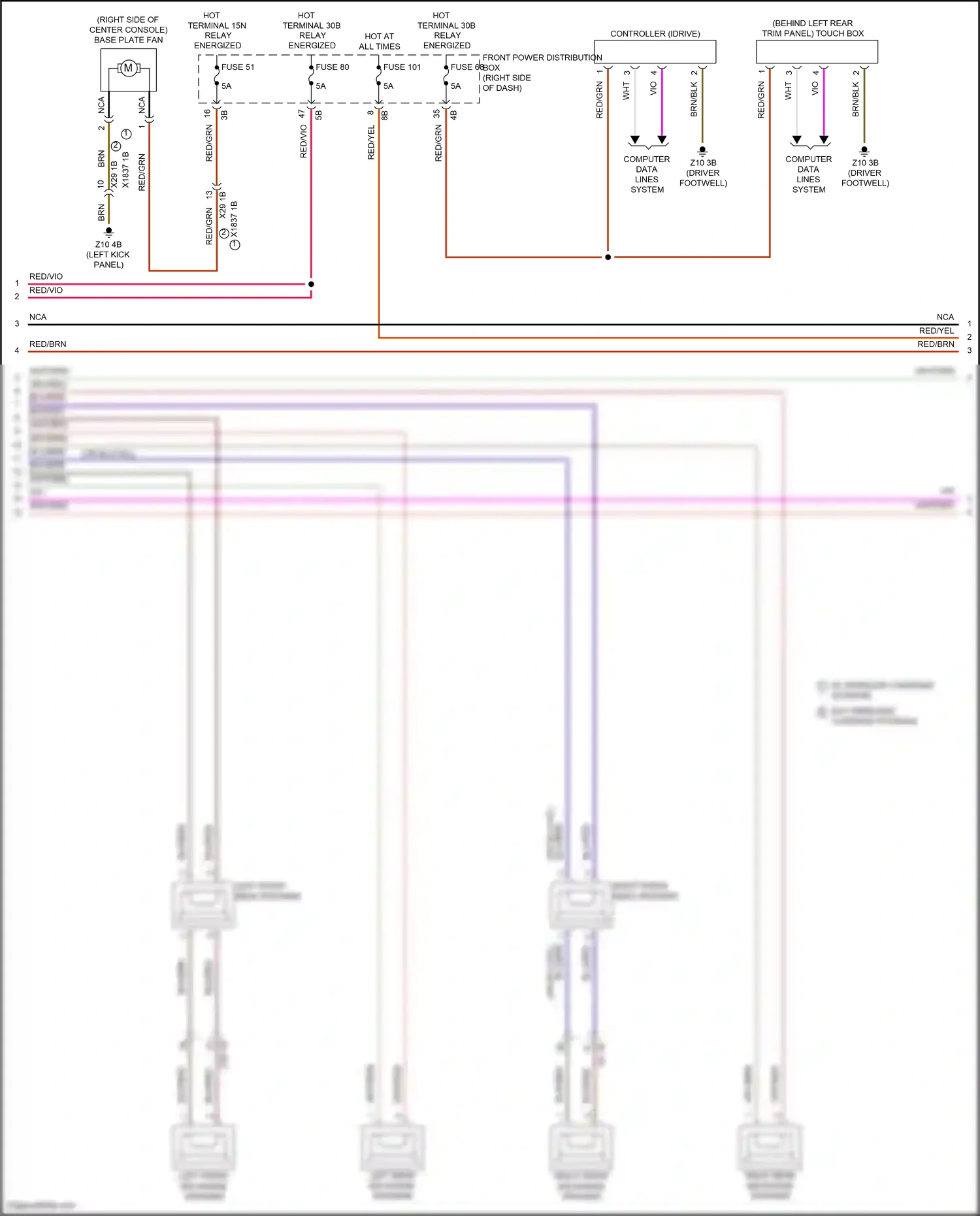 Wiring diagram computer data lines system for MINI John Cooper Works Clubman II facelift (2019-2024) (63 of 76)