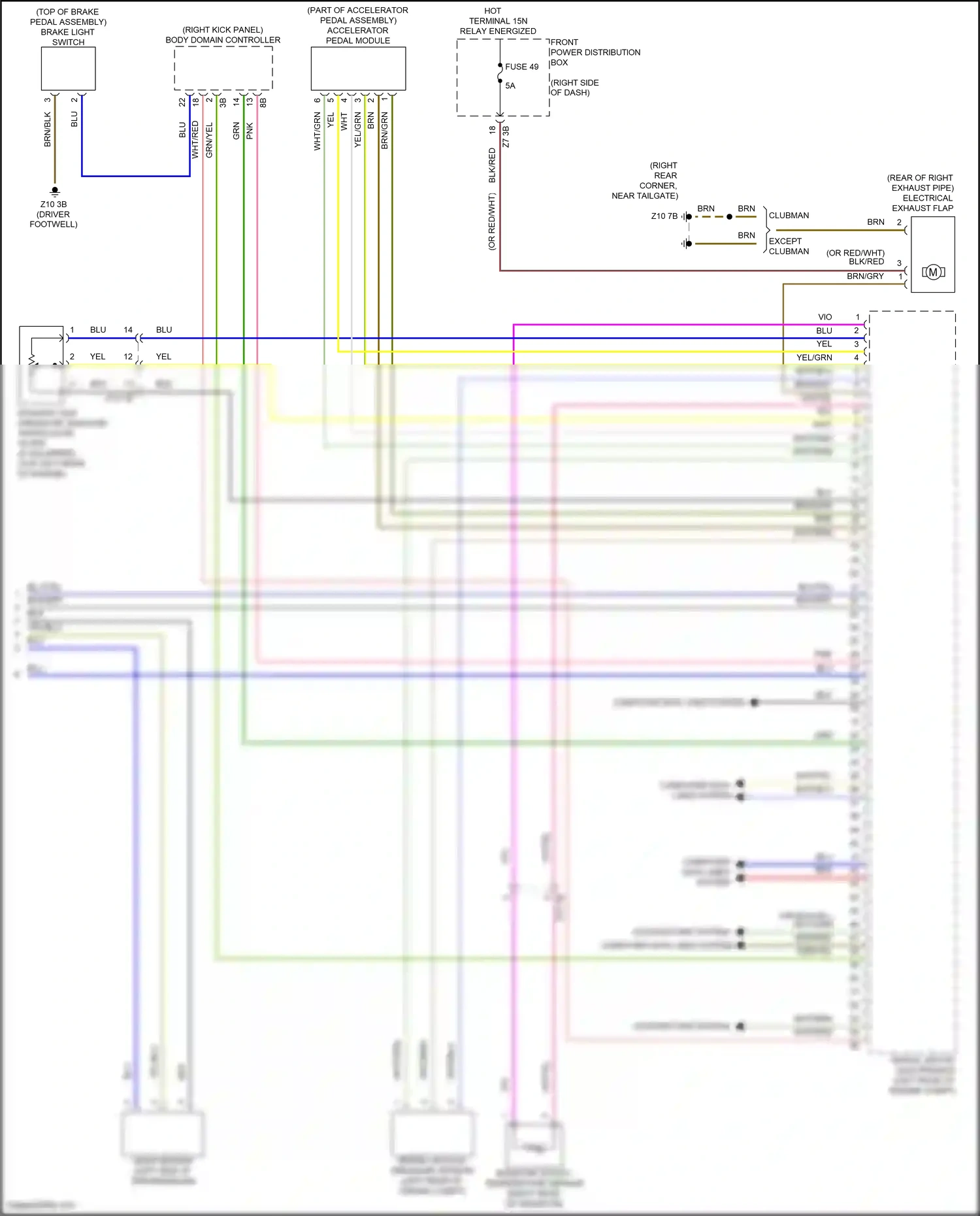 Wiring diagram computer data lines system for MINI John Cooper Works Clubman II facelift (2019-2024) (76 of 76)