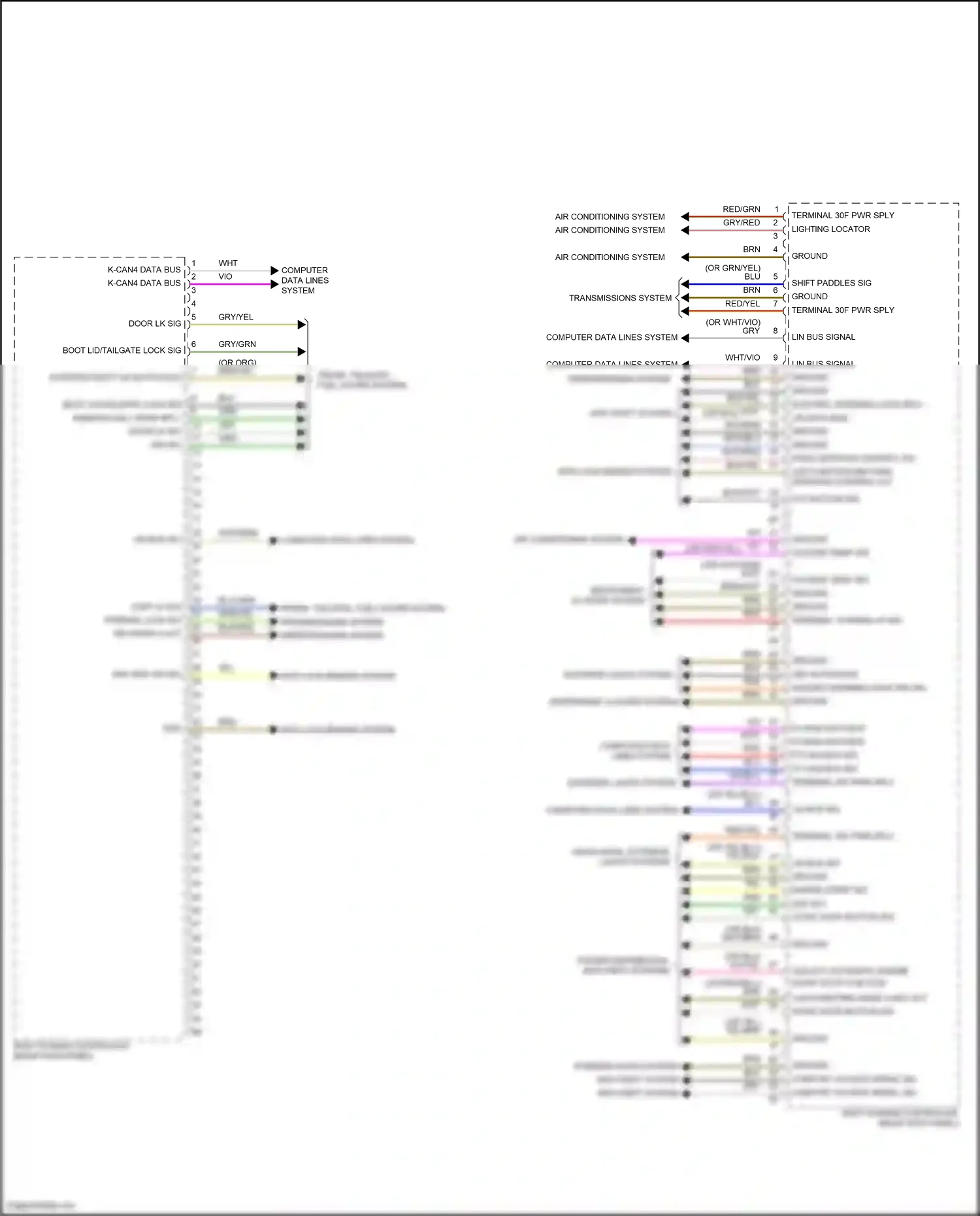 Wiring diagram led act automatic engine start stop function for MINI John Cooper Works Clubman II facelift (2019-2024) (1 of 1)