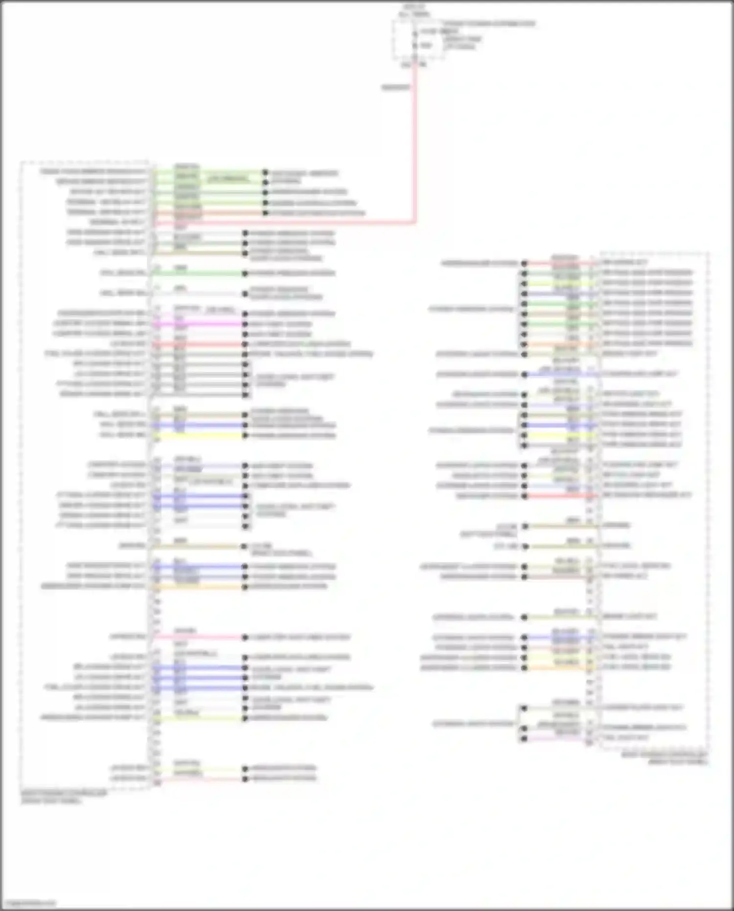Wiring diagram engine controls system for MINI John Cooper Works Clubman II (2015-2019)