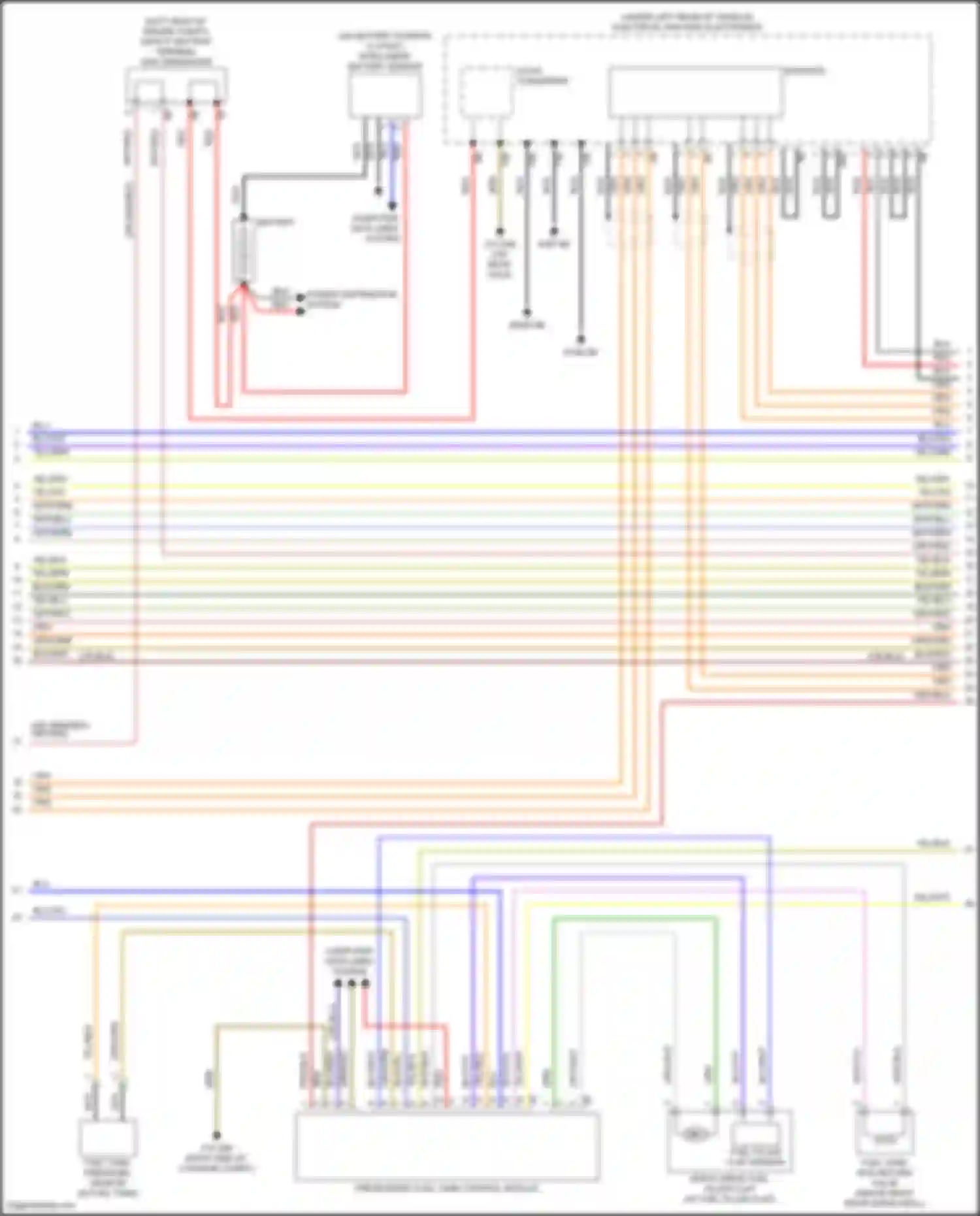 Wiring diagram blu/wht for MINI John Cooper Works Countryman II facelift (2020-2024) (13 of 14)