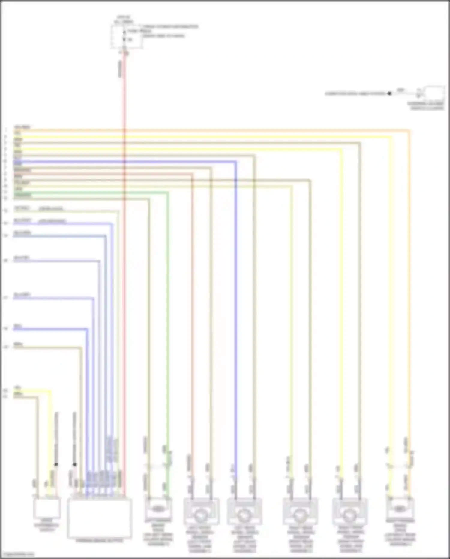 Wiring diagram brn/red for MINI John Cooper Works Countryman II facelift (2020-2024) (2 of 20)