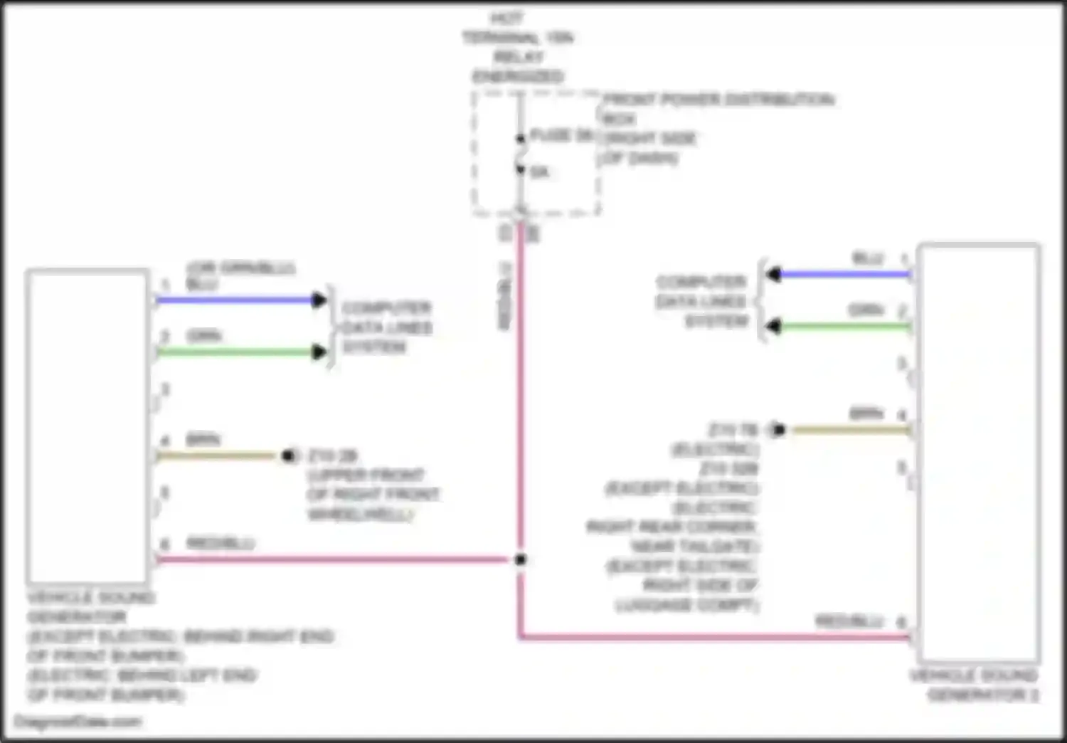 Wiring diagram fuse 56 for MINI John Cooper Works Countryman II facelift (2020-2024) (1 of 5)