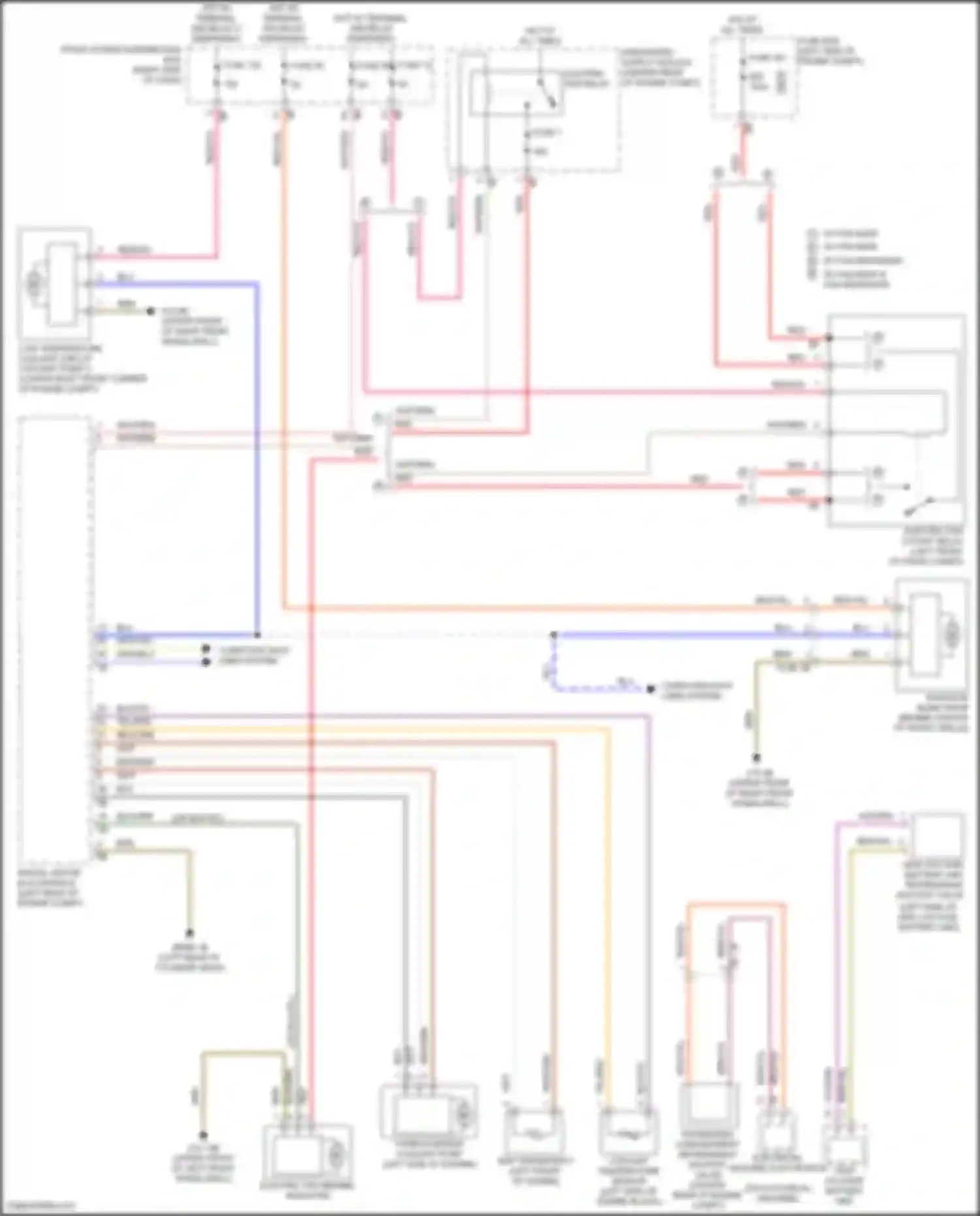 Wiring diagram digital motor electronics for MINI John Cooper Works Countryman II facelift (2020-2024)