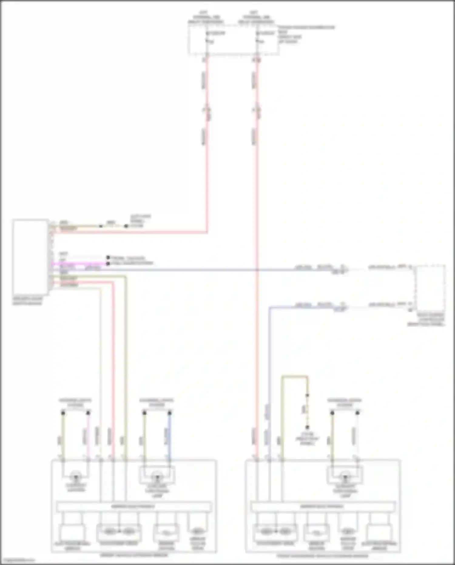 Wiring diagram mirror heating for MINI John Cooper Works Countryman II facelift (2020-2024)
