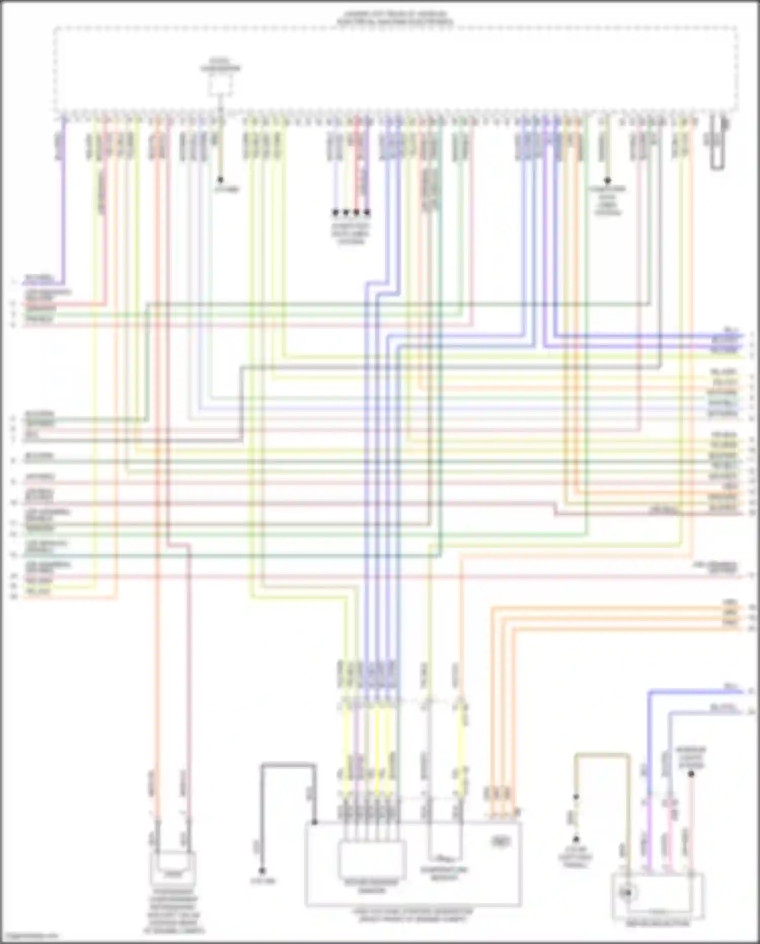 Wiring diagram dc/dc converter for MINI John Cooper Works Countryman II facelift (2020-2024)