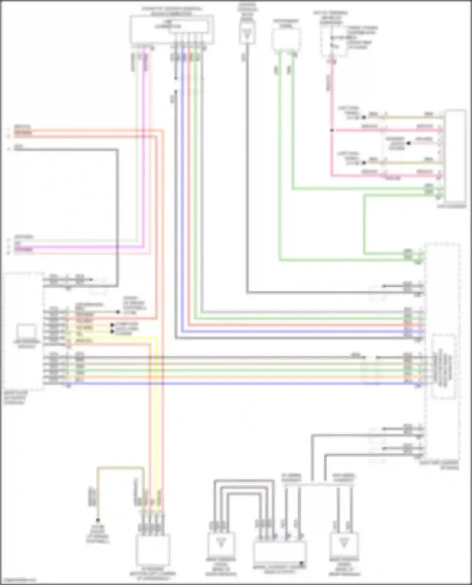 Wiring diagram computer data lines system for MINI John Cooper Works Countryman II (2016-2020) (55 of 87)