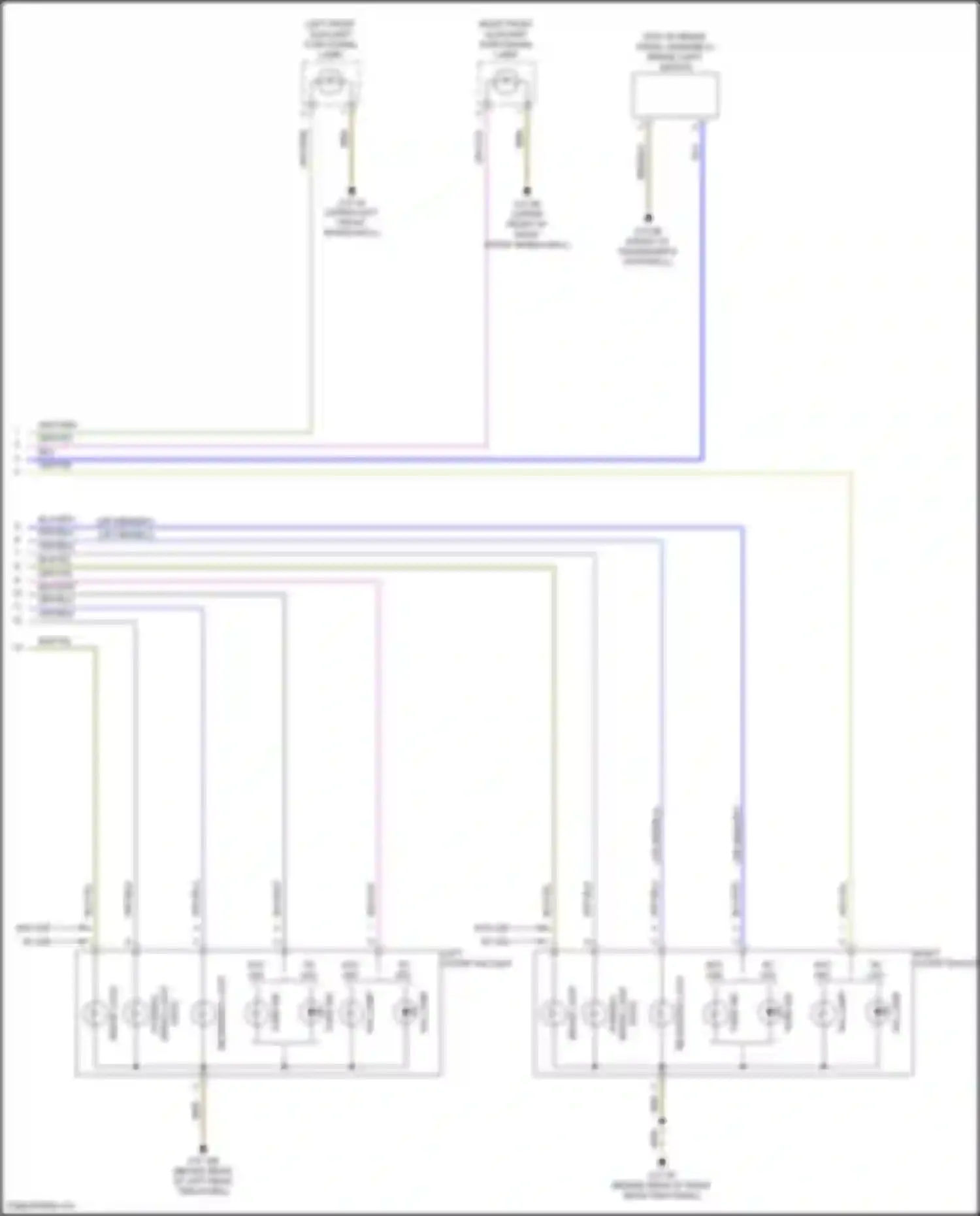 Wiring diagram reversing light for MINI John Cooper Works Countryman II (2016-2020) (2 of 2)