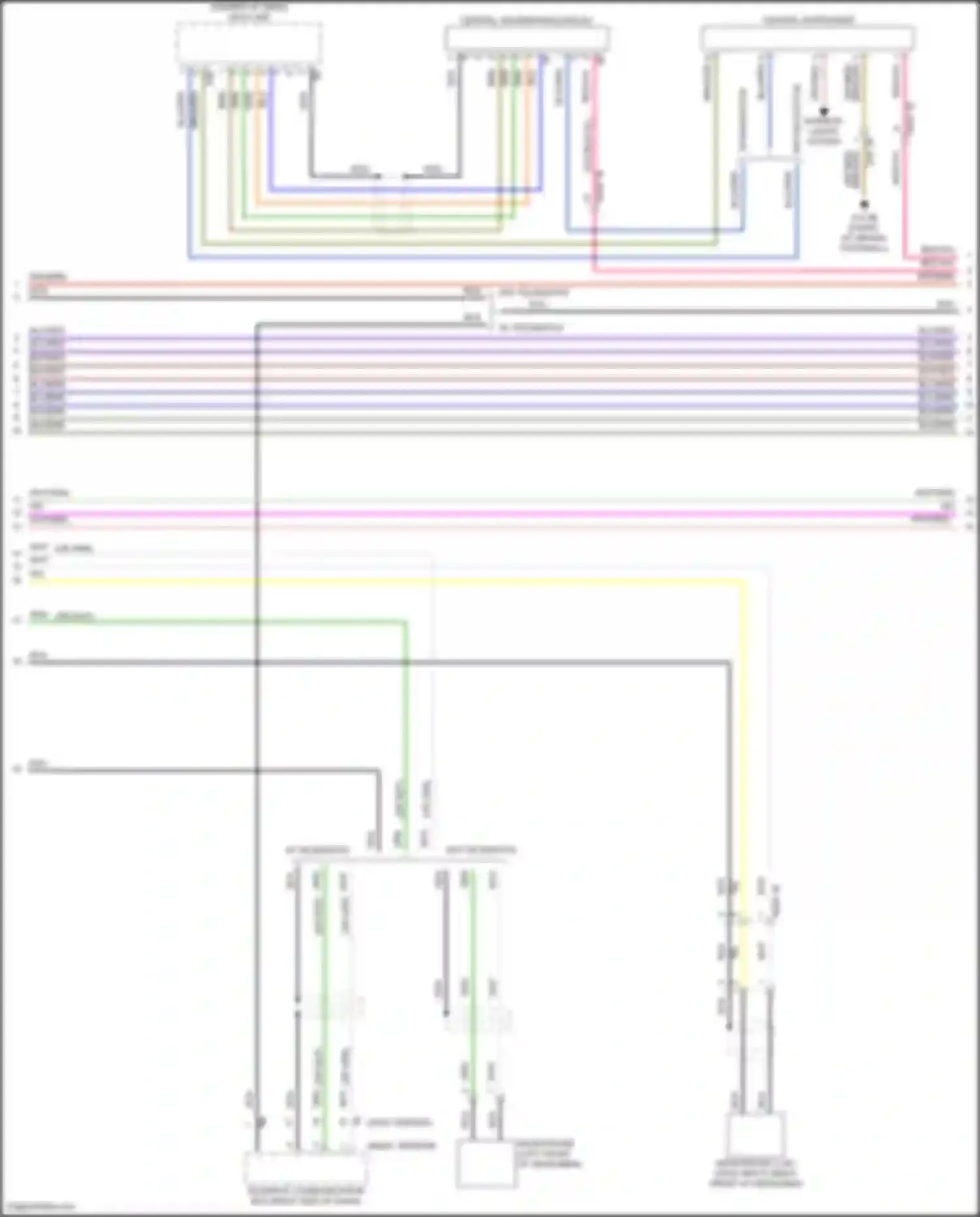 Wiring diagram w/o telematics for MINI John Cooper Works Countryman II (2016-2020) (1 of 10)