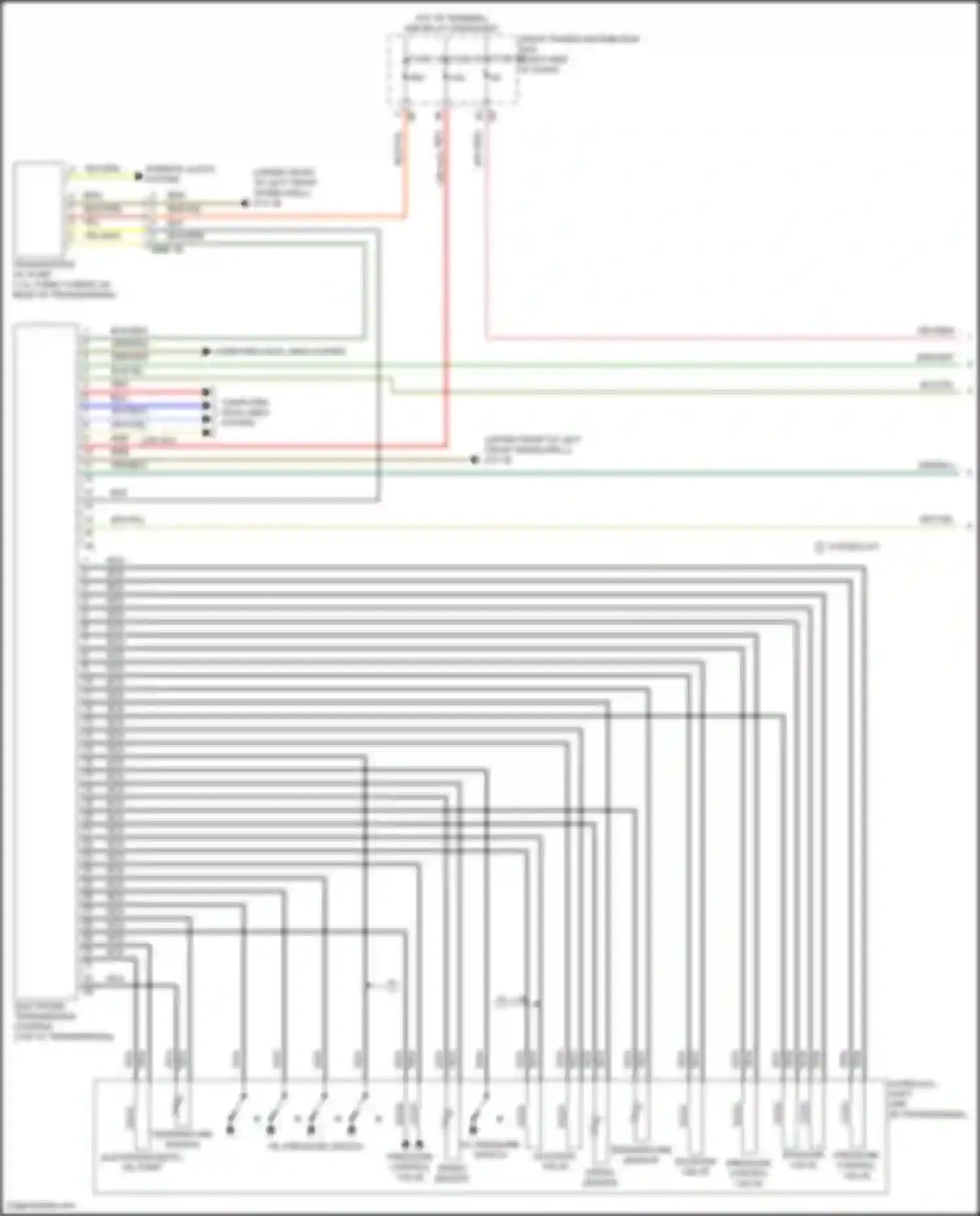John Cooper Works Countryman MINI III (2023-2024): Transmission circuit, w/o double clutch transmission (1 of 2)
