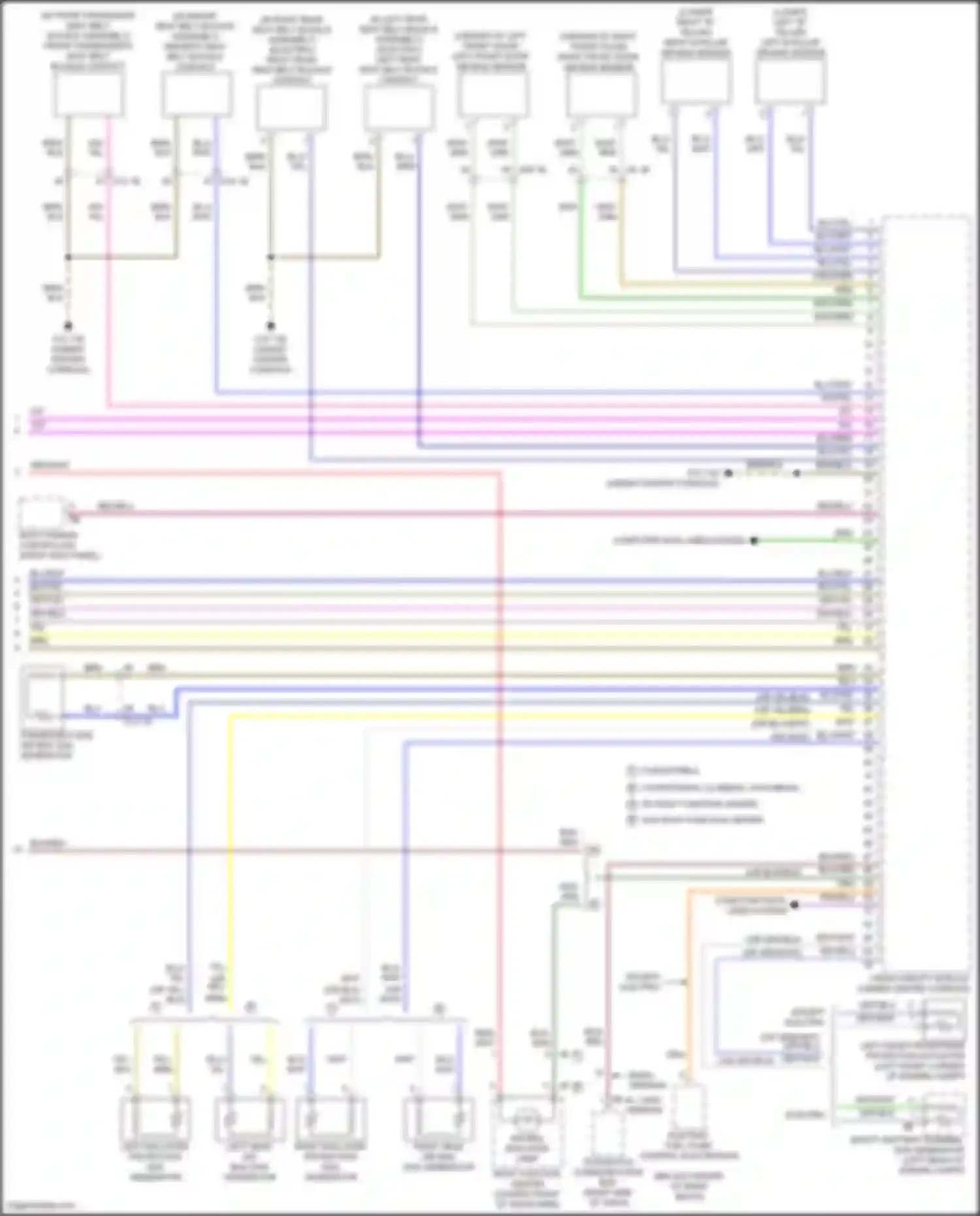Wiring diagram blu/gry for MINI John Cooper Works Countryman III (2023-2024) (10 of 11)