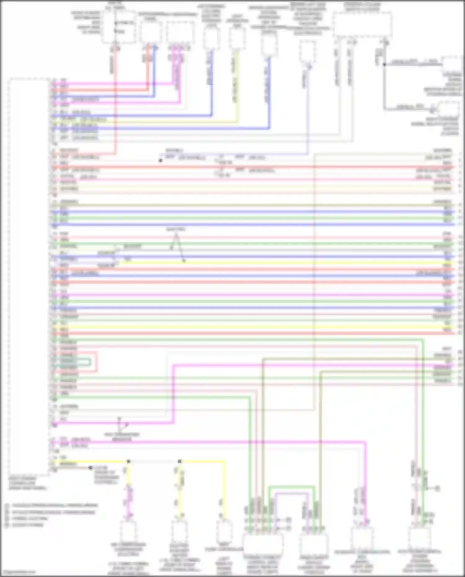 Wiring diagram contact free tailgate opening evaluation electronics for MINI John Cooper Works Countryman III (2023-2024) (3 of 4)