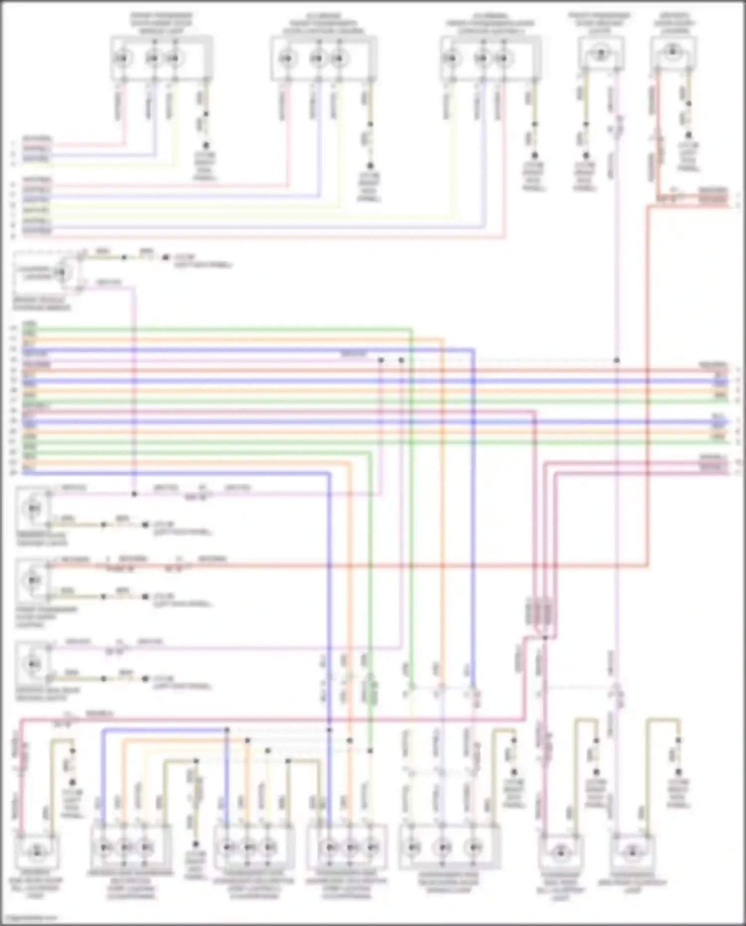 Wiring diagram driver's side rear ground lights for MINI John Cooper Works Countryman III (2023-2024) (1 of 2)