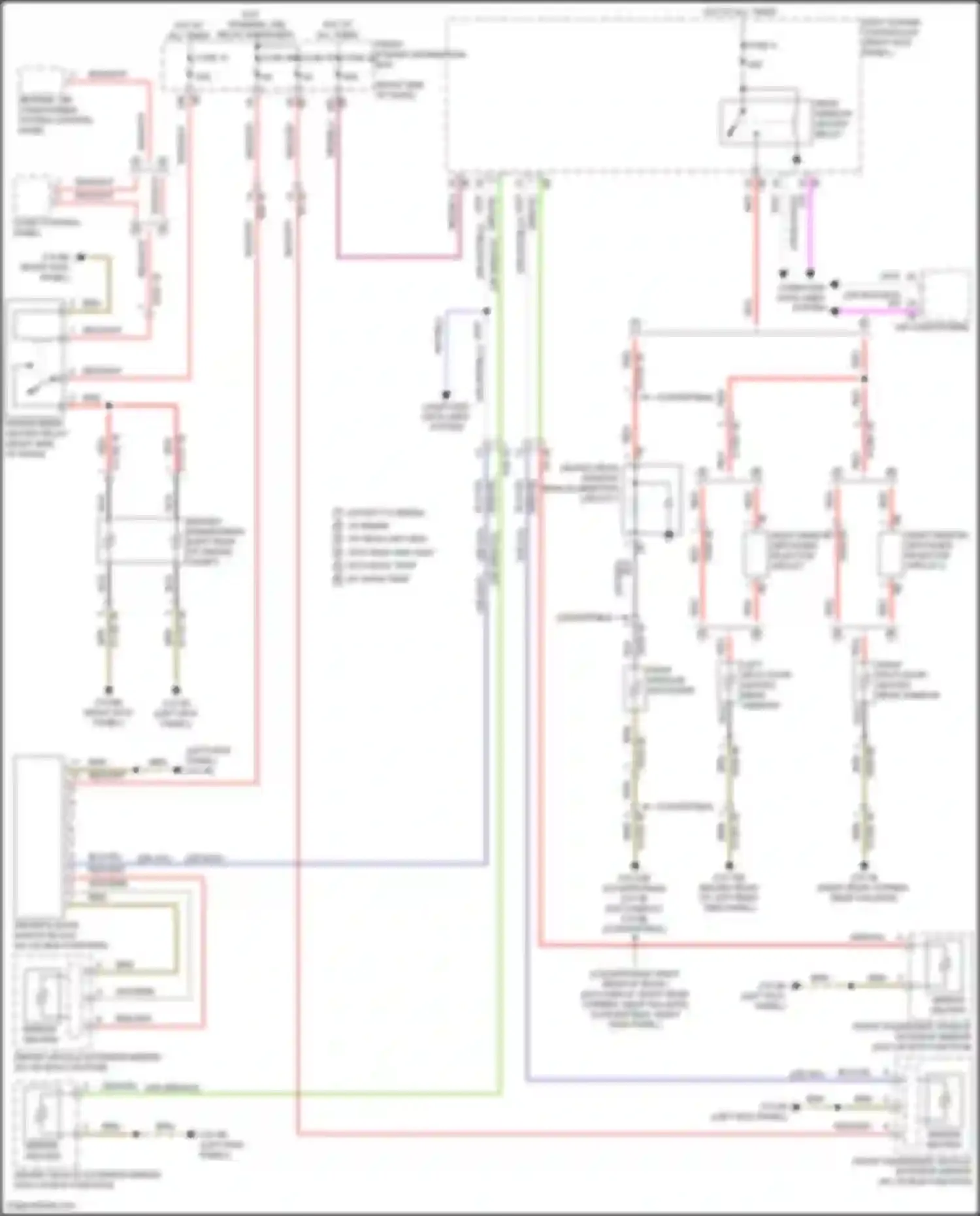 Wiring diagram except clubman for MINI John Cooper Works Countryman III (2023-2024) (2 of 8)