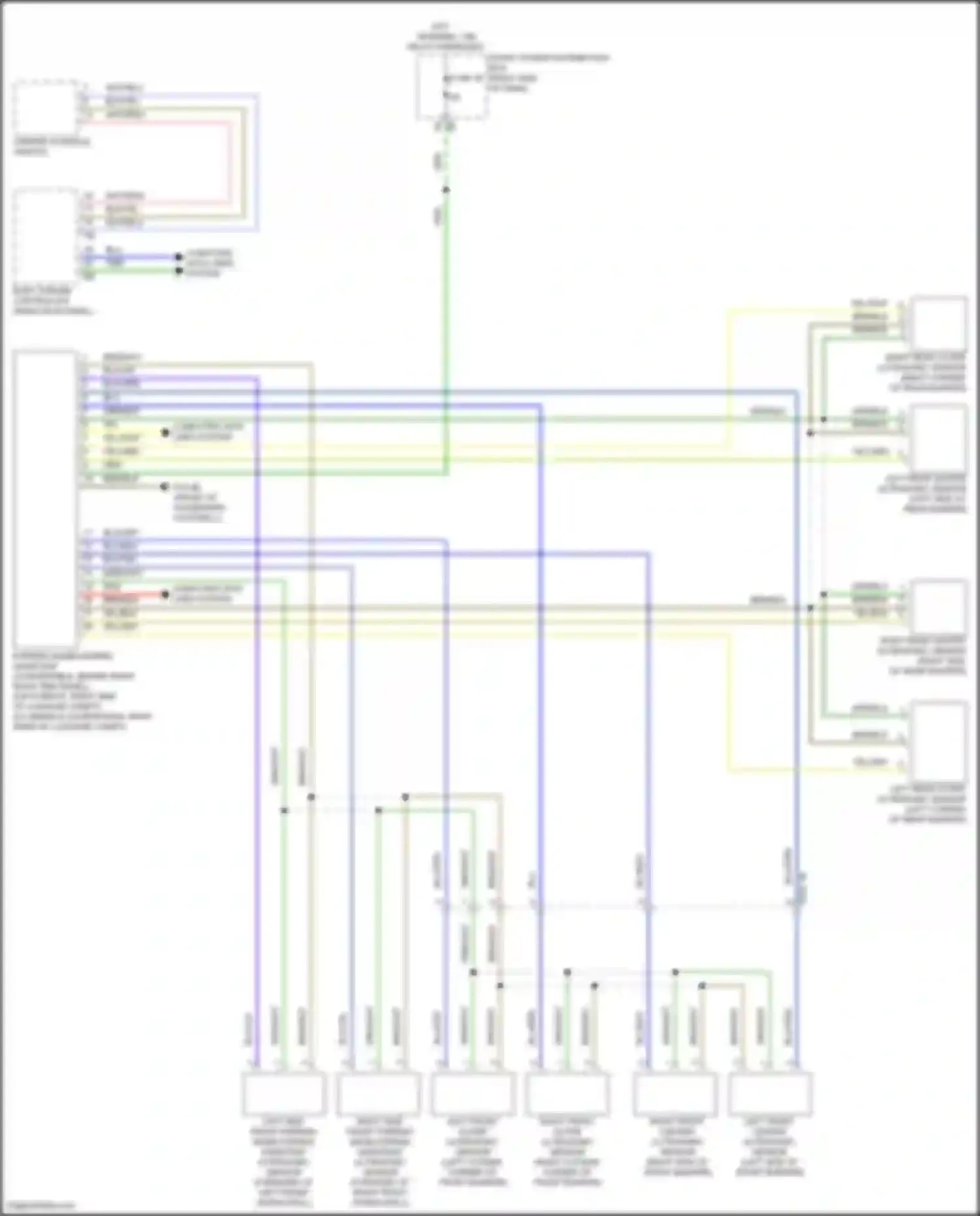 Wiring diagram front power distribution box for MINI John Cooper Works Countryman III (2023-2024) (7 of 87)