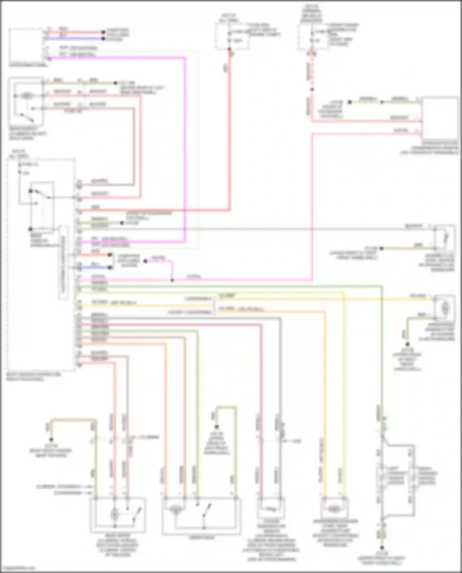 Wiring diagram fuse box for MINI John Cooper Works Countryman III (2023-2024) (10 of 13)