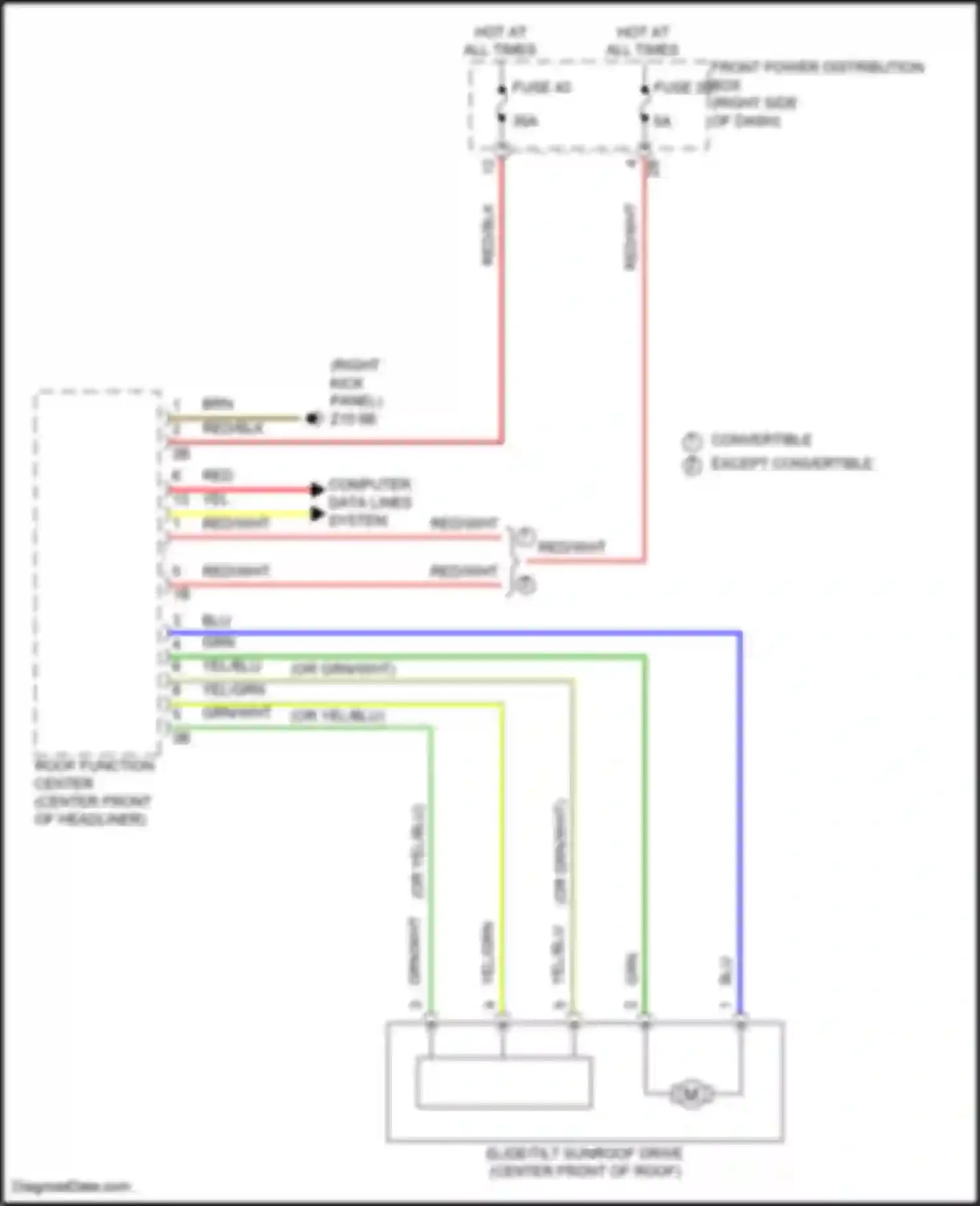 Wiring diagram hot at all times for MINI John Cooper Works Countryman III (2023-2024) (8 of 48)