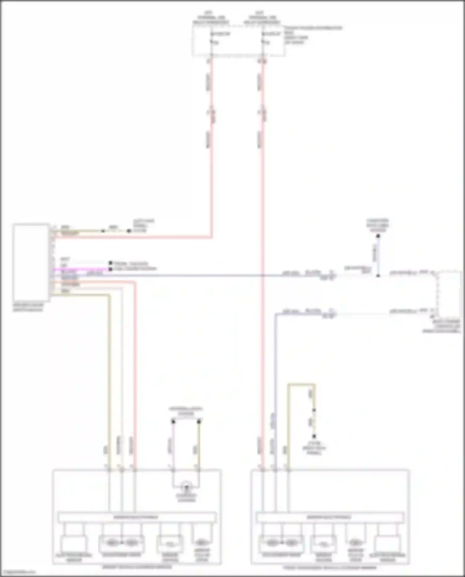 Wiring diagram mirror electronics for MINI John Cooper Works Countryman III (2023-2024) (2 of 2)