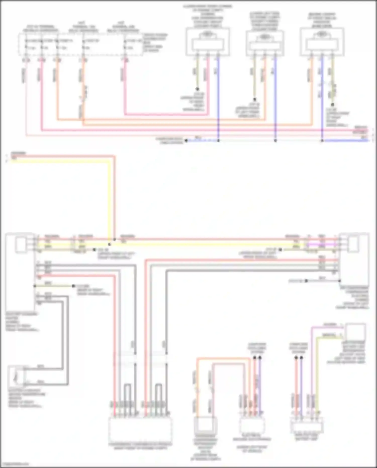 Wiring diagram radiator blind drive for MINI John Cooper Works Countryman III (2023-2024) (1 of 6)