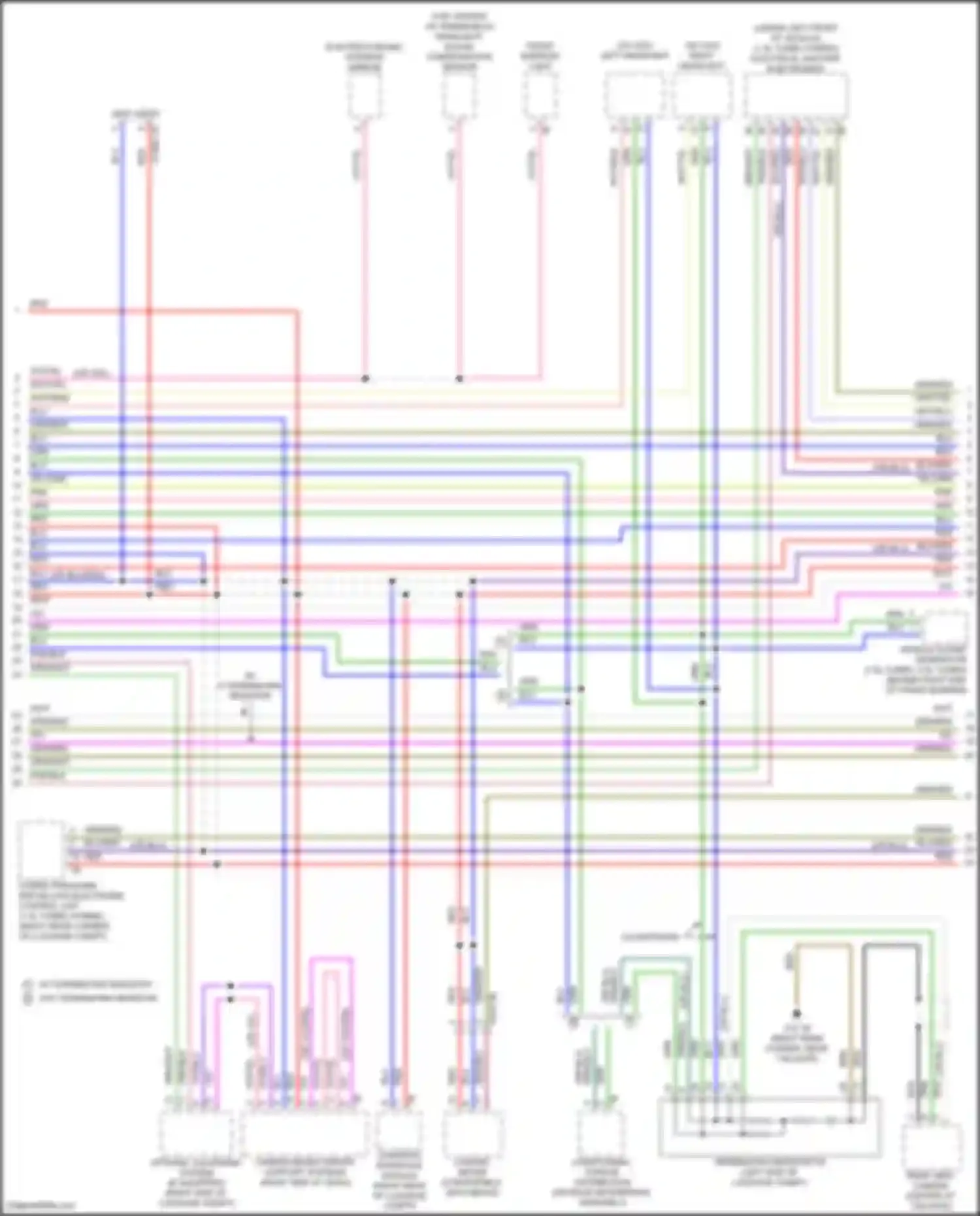 Wiring diagram rear view camera for MINI John Cooper Works Countryman III (2023-2024) (2 of 9)