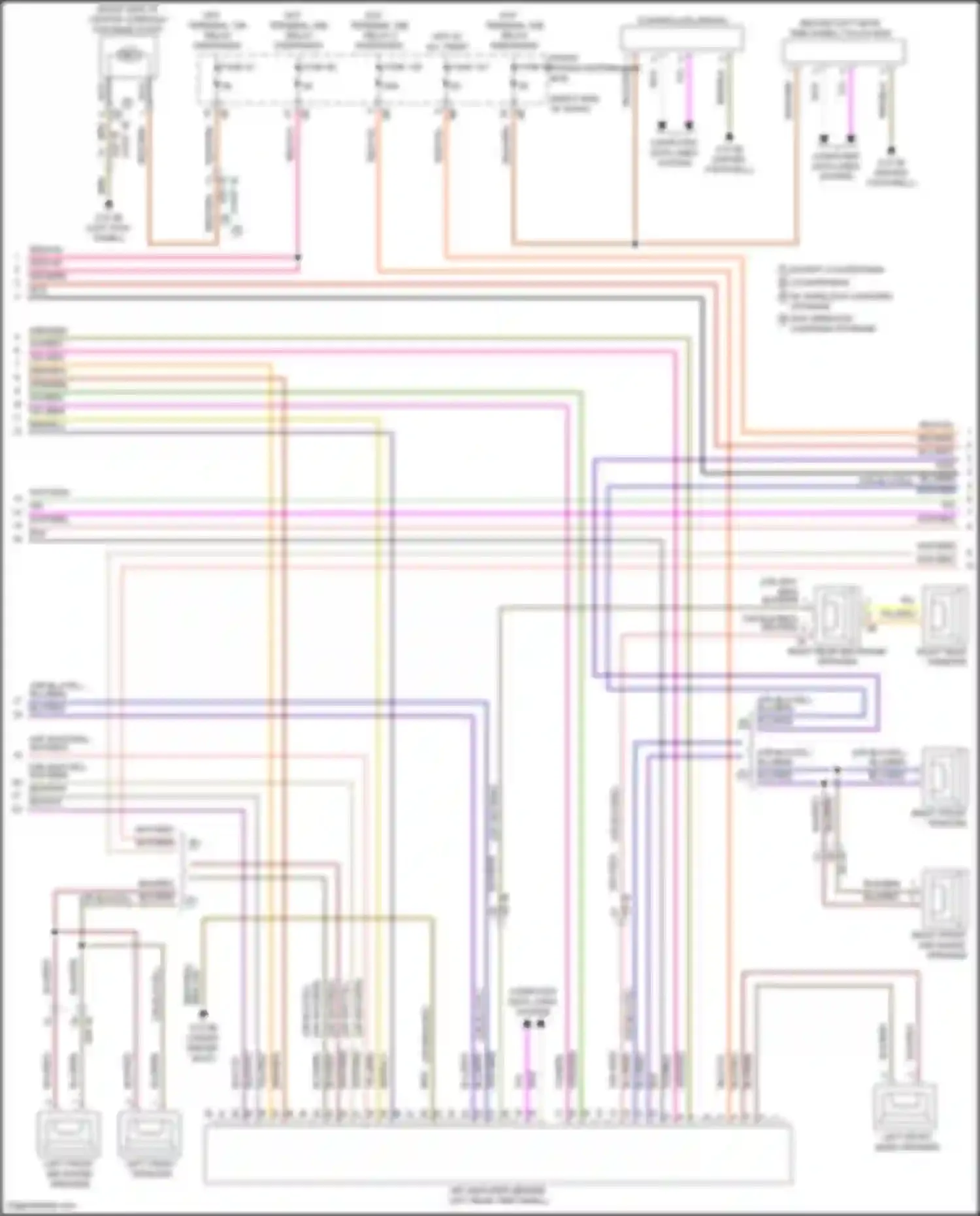Wiring diagram right rear tweeter for MINI John Cooper Works Countryman III (2023-2024) (1 of 4)