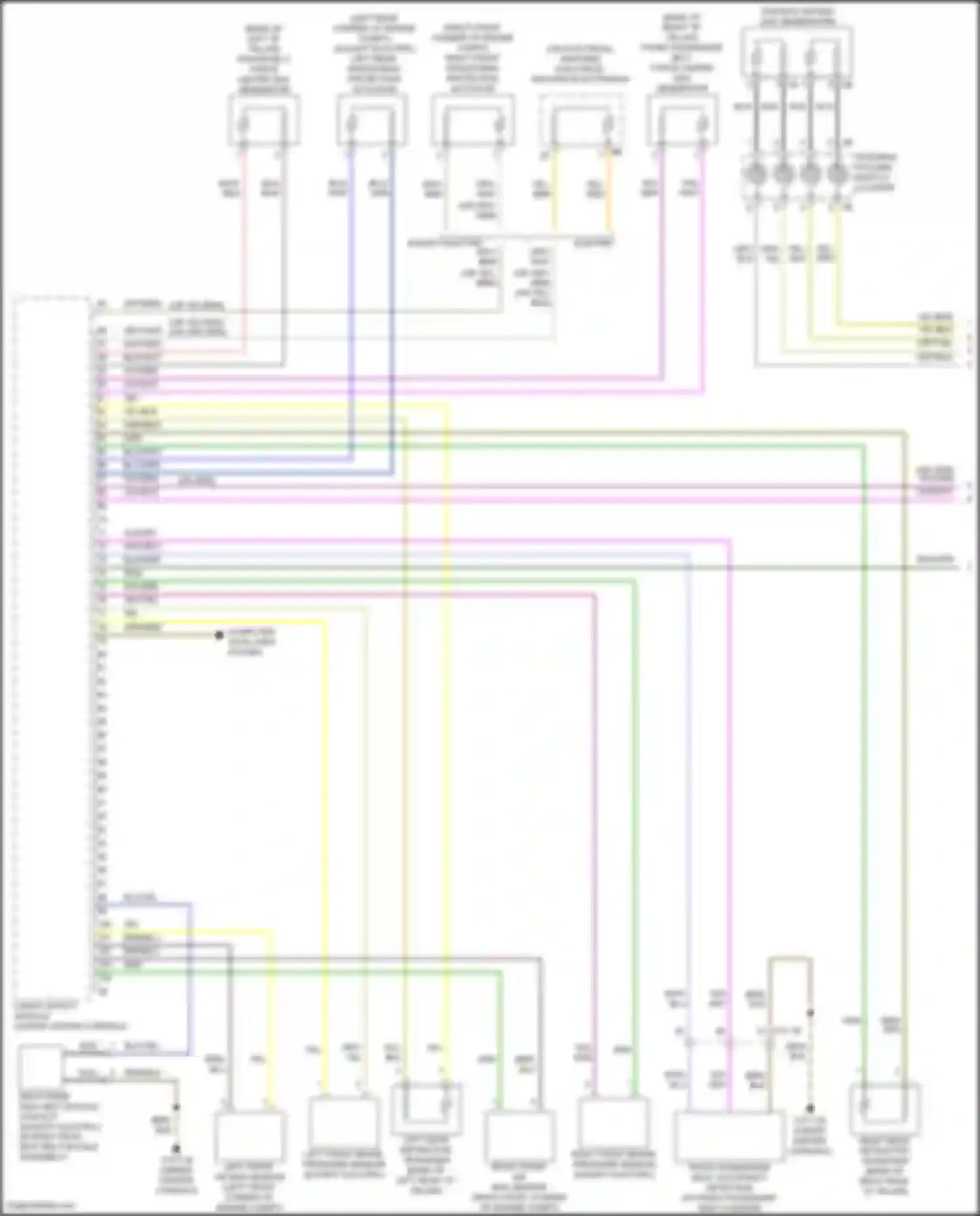 Wiring diagram steering column switch cluster for MINI John Cooper Works Countryman III (2023-2024) (8 of 13)