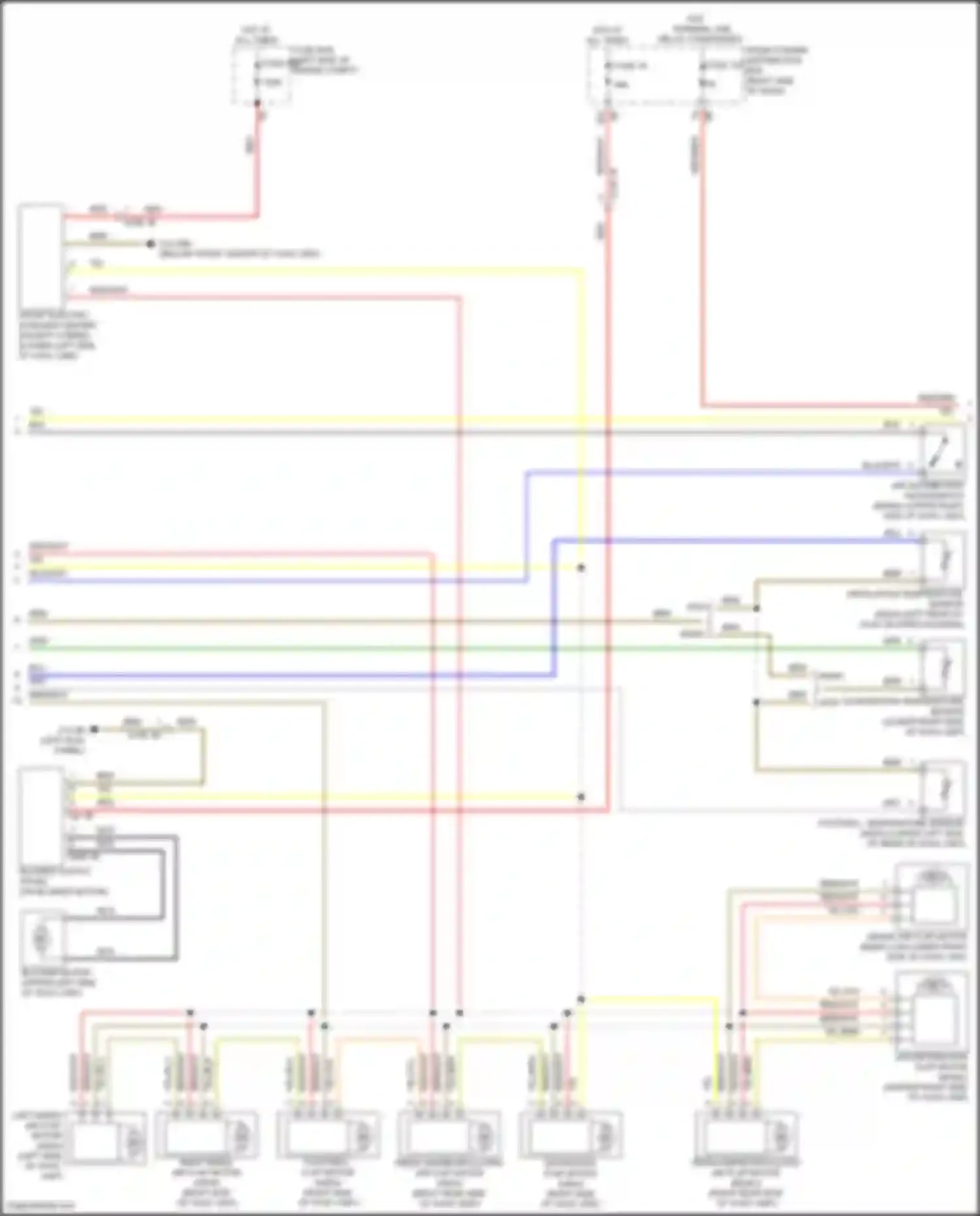 Wiring diagram ventilation temperature sensor for MINI John Cooper Works Countryman III (2023-2024) (1 of 1)