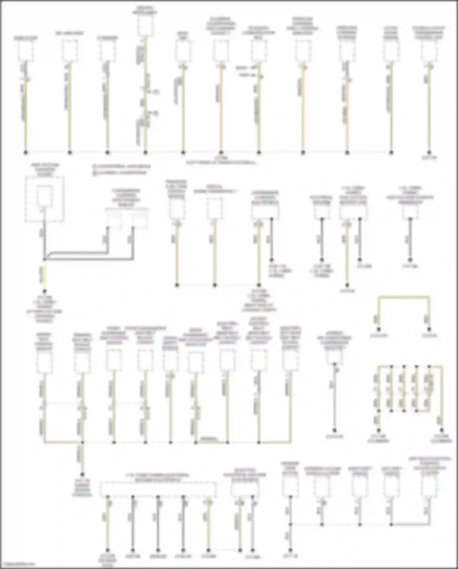 Wiring diagram wireless charging shelf antenna amplifier for MINI John Cooper Works Countryman III (2023-2024) (1 of 10)