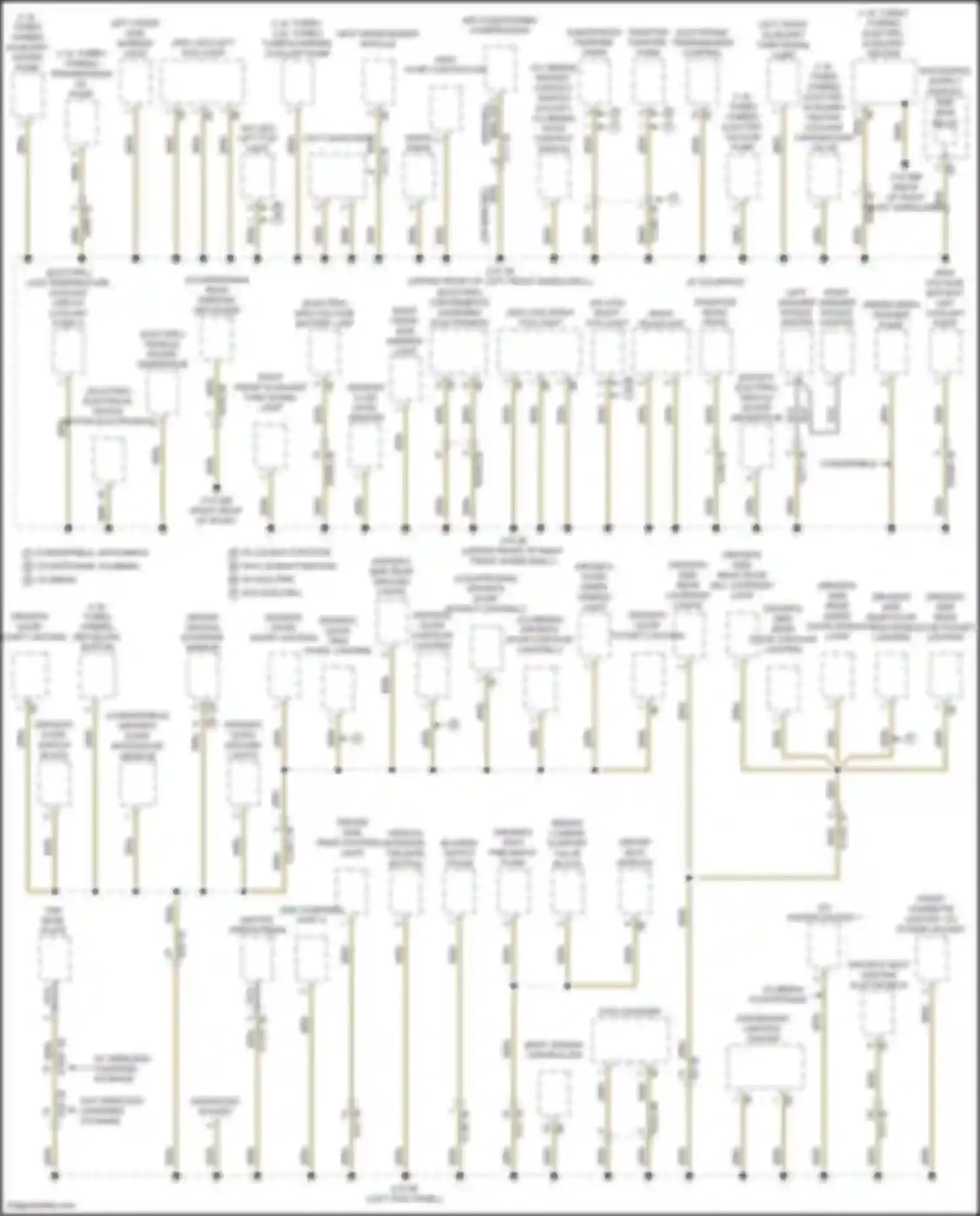 Wiring diagram w/o lin bus function for MINI John Cooper Works Countryman III (2023-2024) (2 of 2)