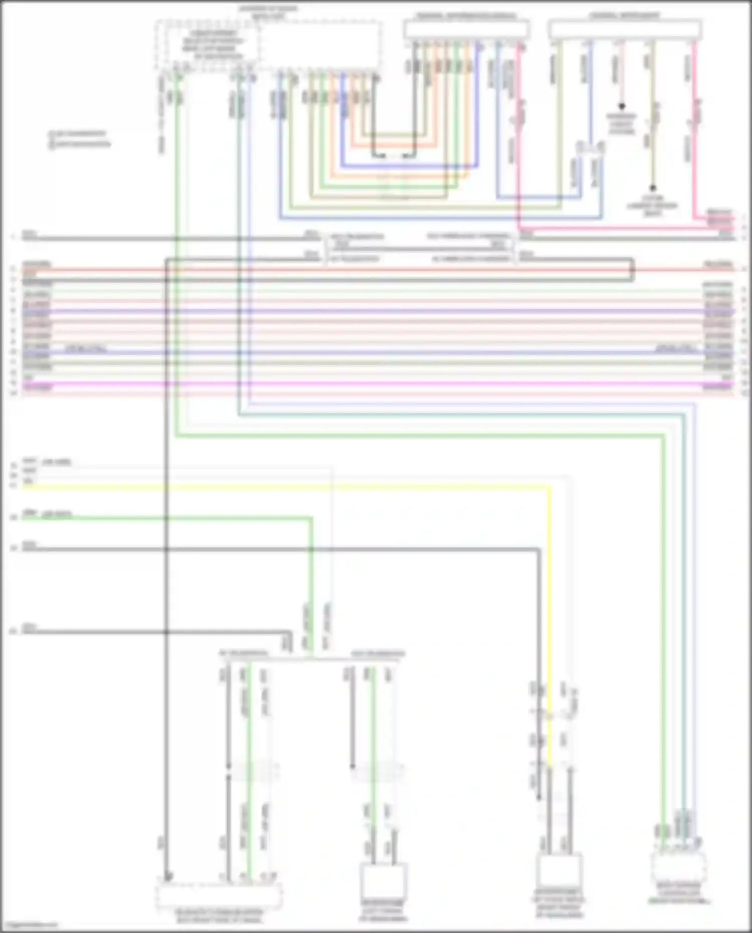Wiring diagram w/o telematics for MINI John Cooper Works Countryman III (2023-2024) (2 of 8)