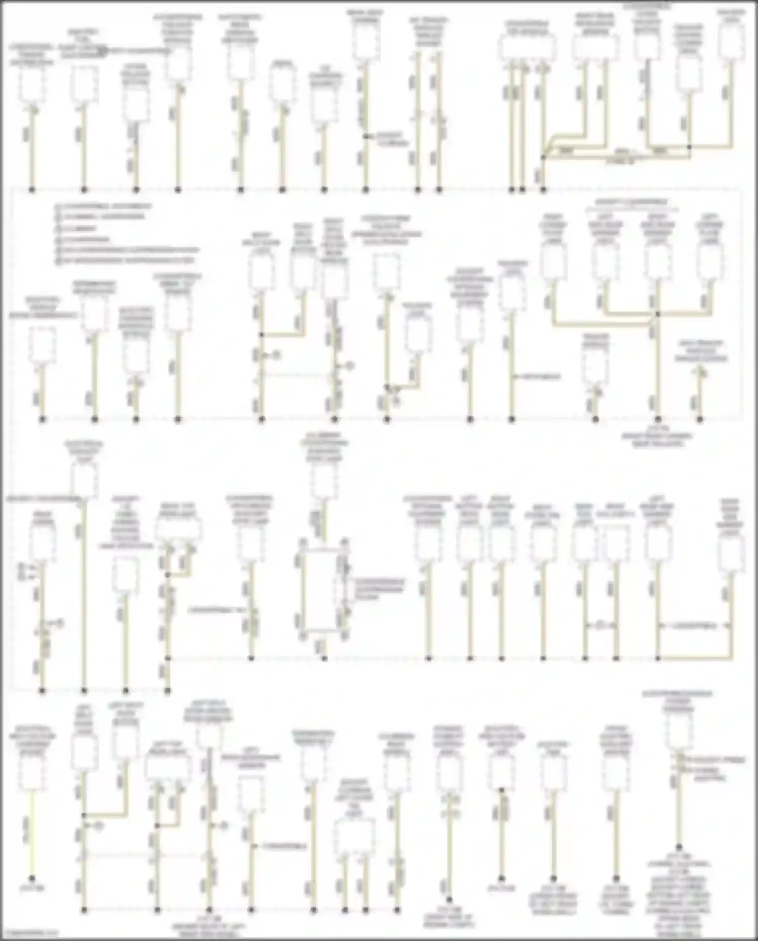 Wiring diagram w/o trailer module for MINI John Cooper Works Countryman III (2023-2024) (1 of 5)
