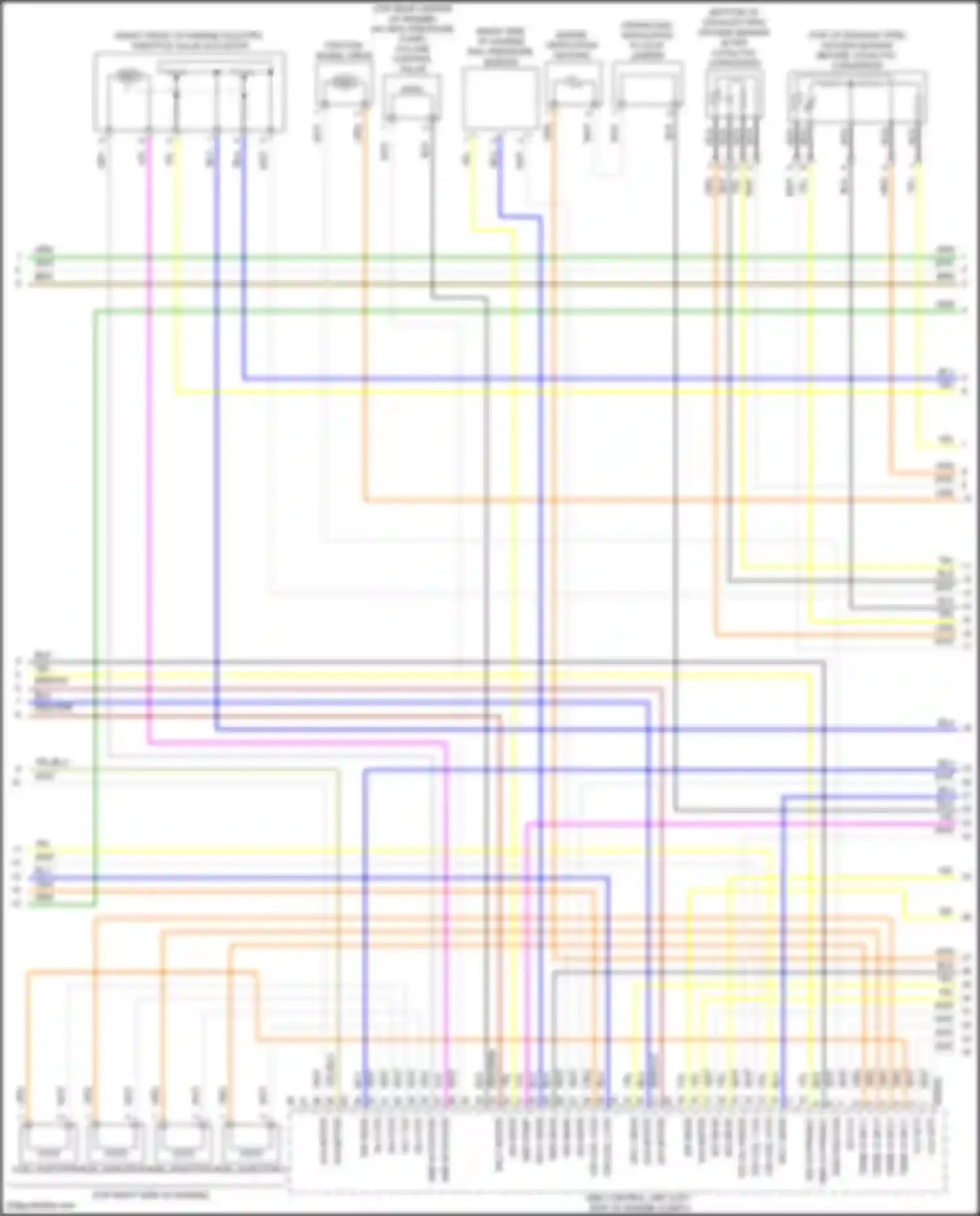 John Cooper Works MINI II facelift (2010-2013): Wiring diagram engine performance 1.6l turbo, except jcw (3 of 4)