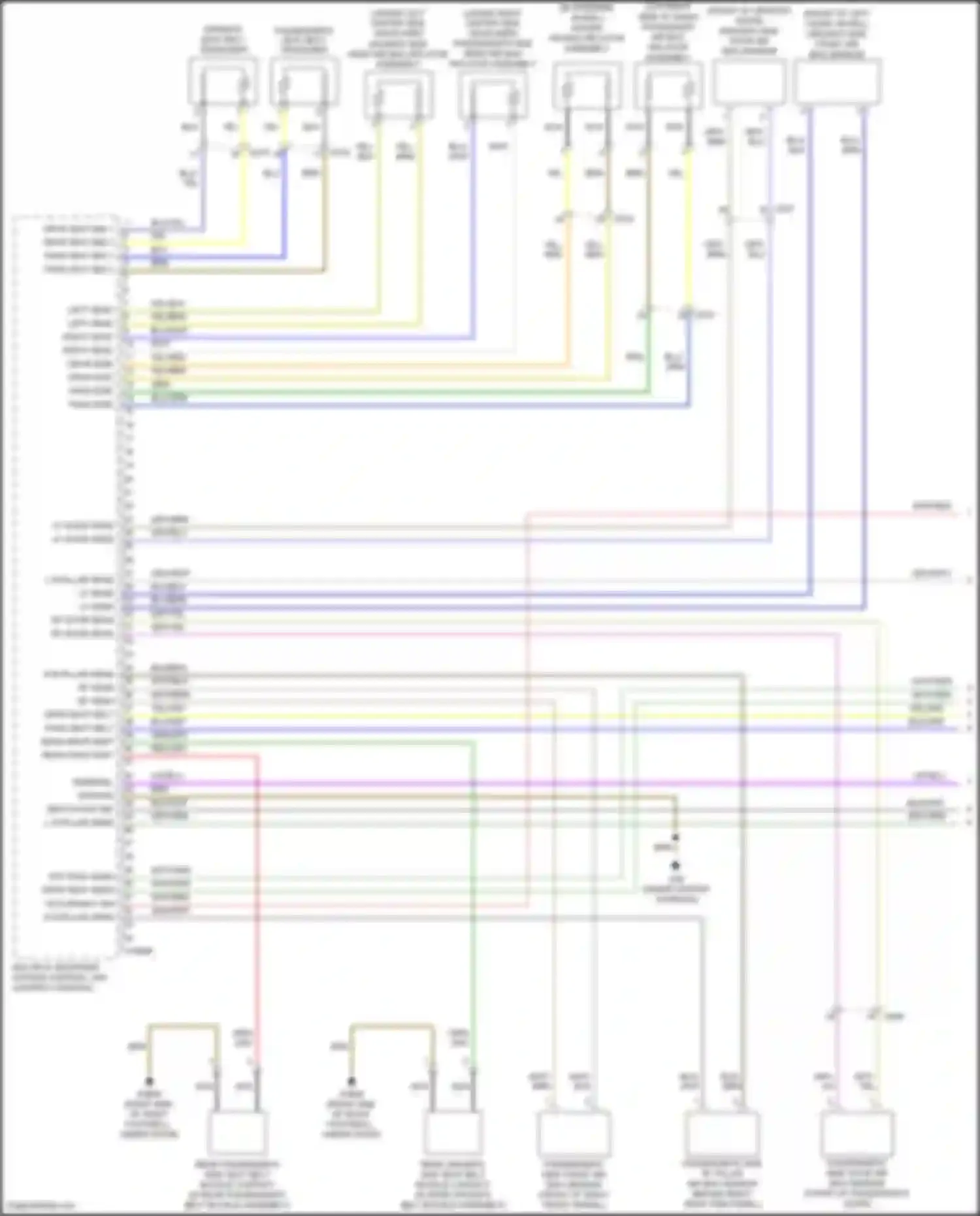 John Cooper Works MINI II facelift (2010-2013): Supplemental restraints circuit (1 of 2)