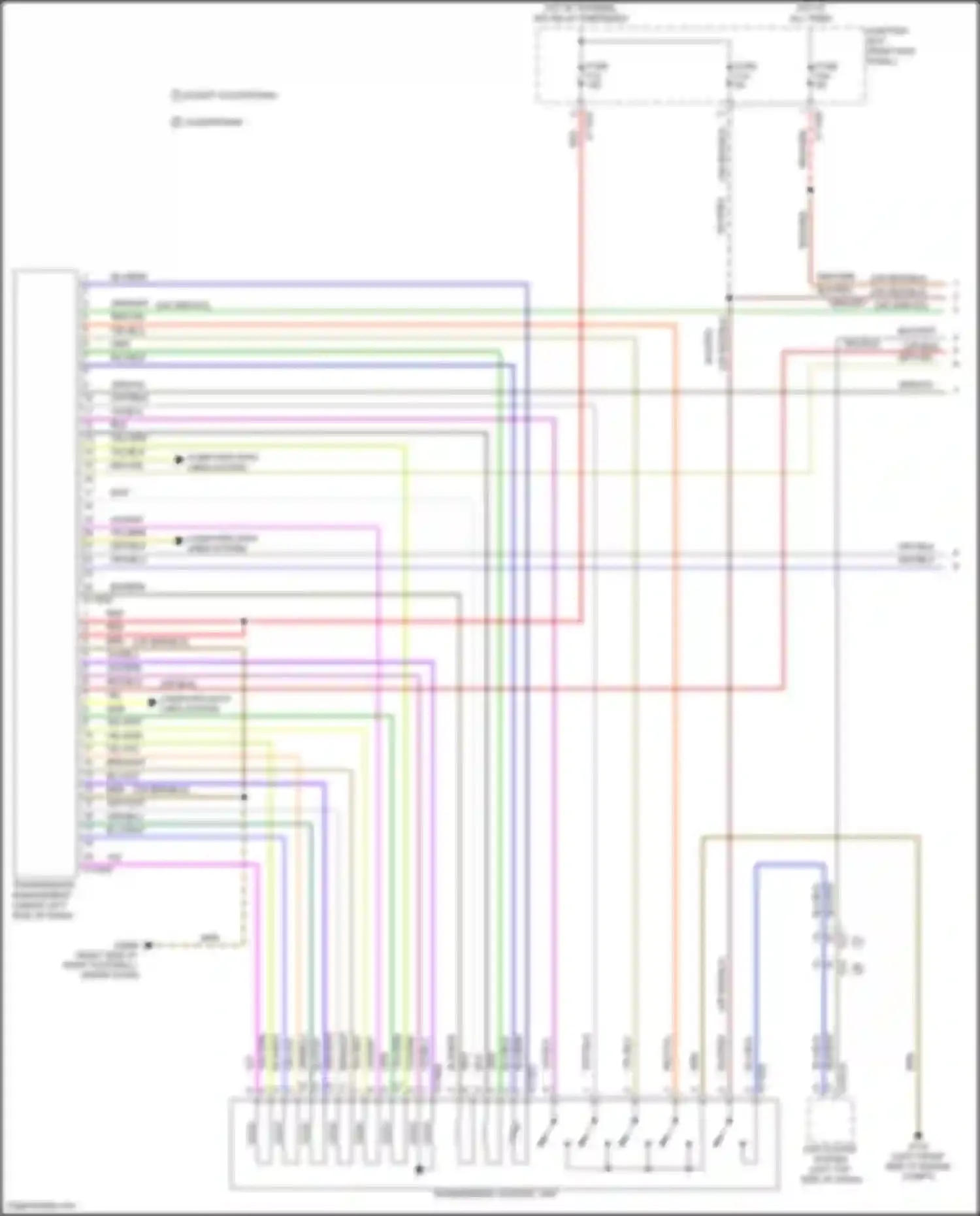 Wiring diagram blu/vio for MINI John Cooper Works II facelift (2010-2013) (4 of 4)