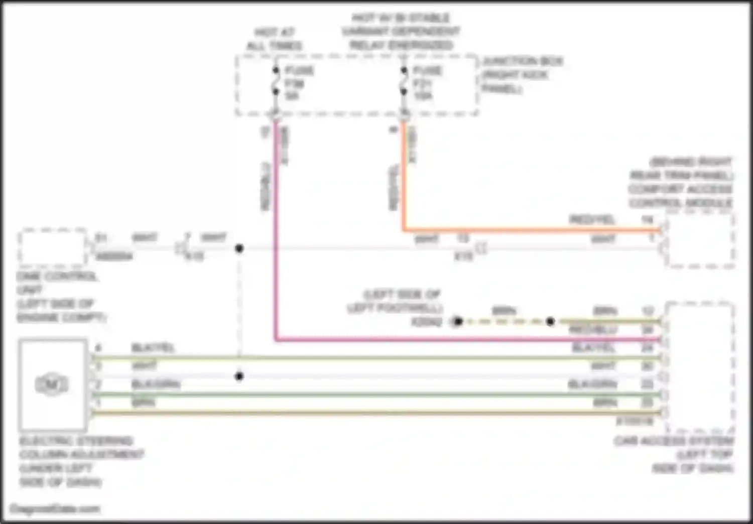 Wiring diagram dme control unit for MINI John Cooper Works II facelift (2010-2013) (9 of 20)