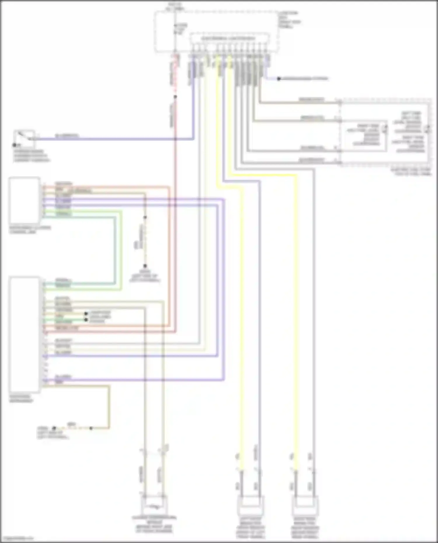 Wiring diagram electronics junction box for MINI John Cooper Works II facelift (2010-2013) (3 of 15)