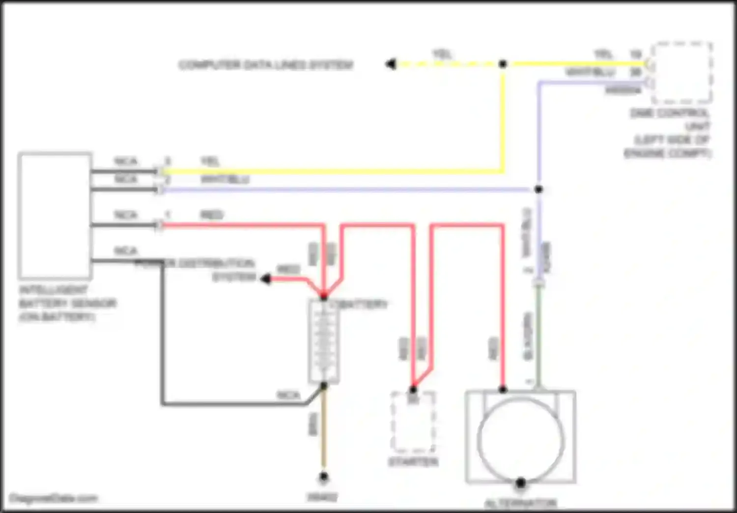 Wiring diagram power distribution system for MINI John Cooper Works II facelift (2010-2013) (2 of 3)