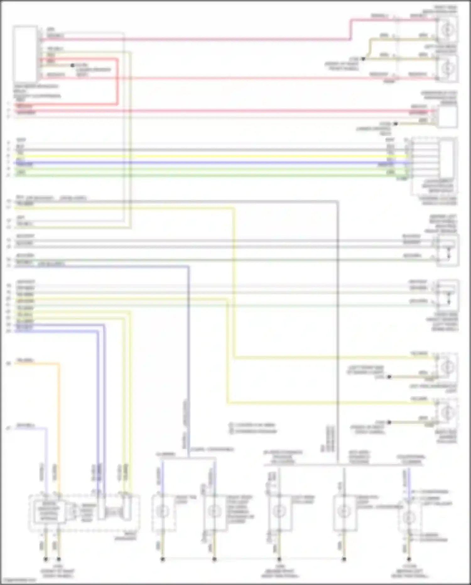 Wiring diagram rear ride height sensor for MINI John Cooper Works II facelift (2010-2013) (1 of 1)